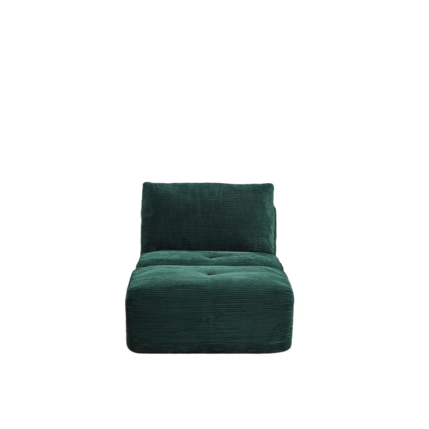 Single Chaise Longue With Movable Ottoman For Living Room