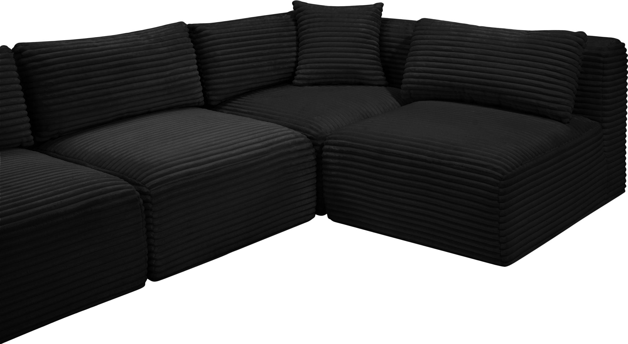 Shaggy - 5 Piece Modular U-Shaped Sectional