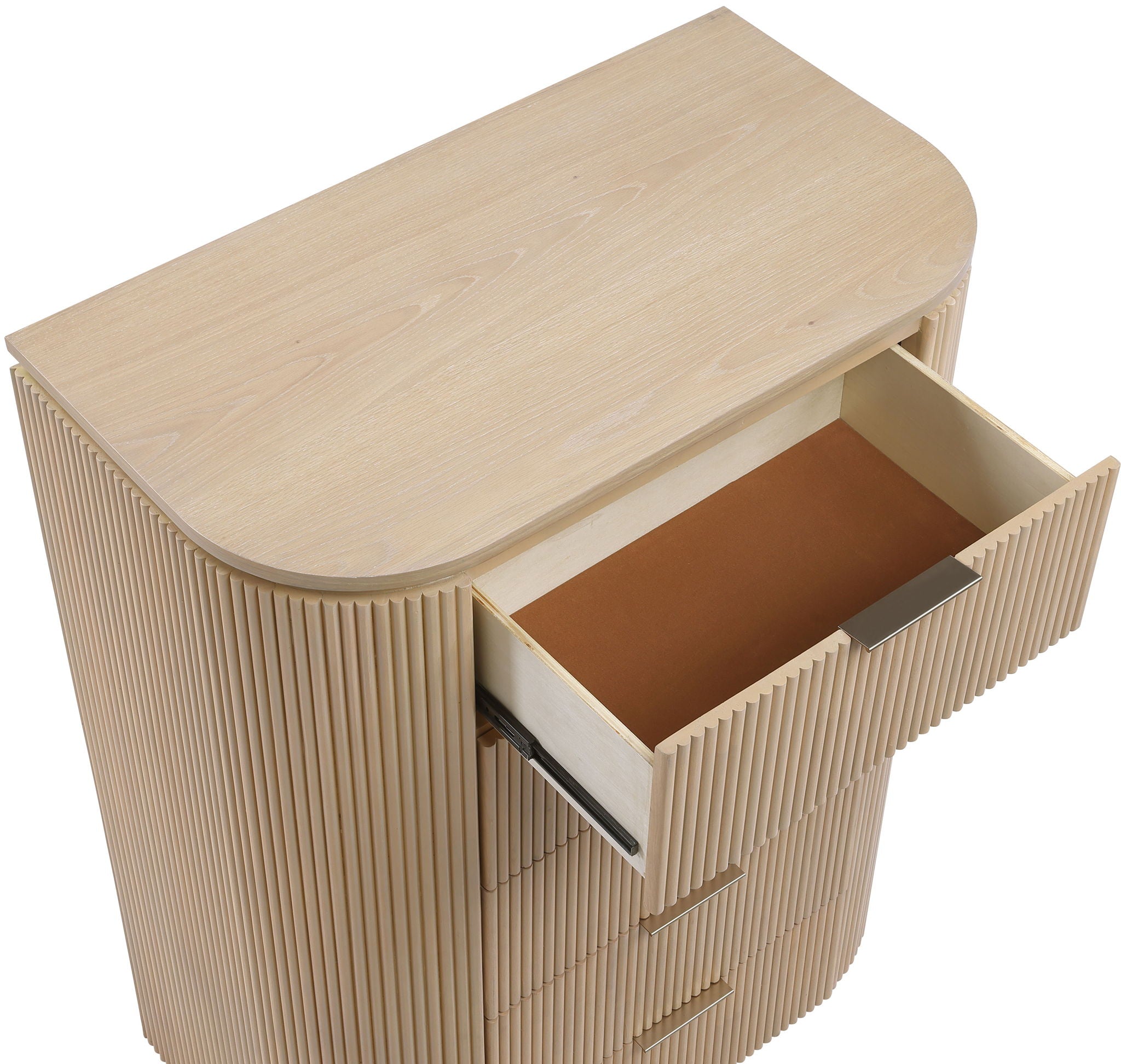 Astrid - Solid Wood And Oak Veneer Chest