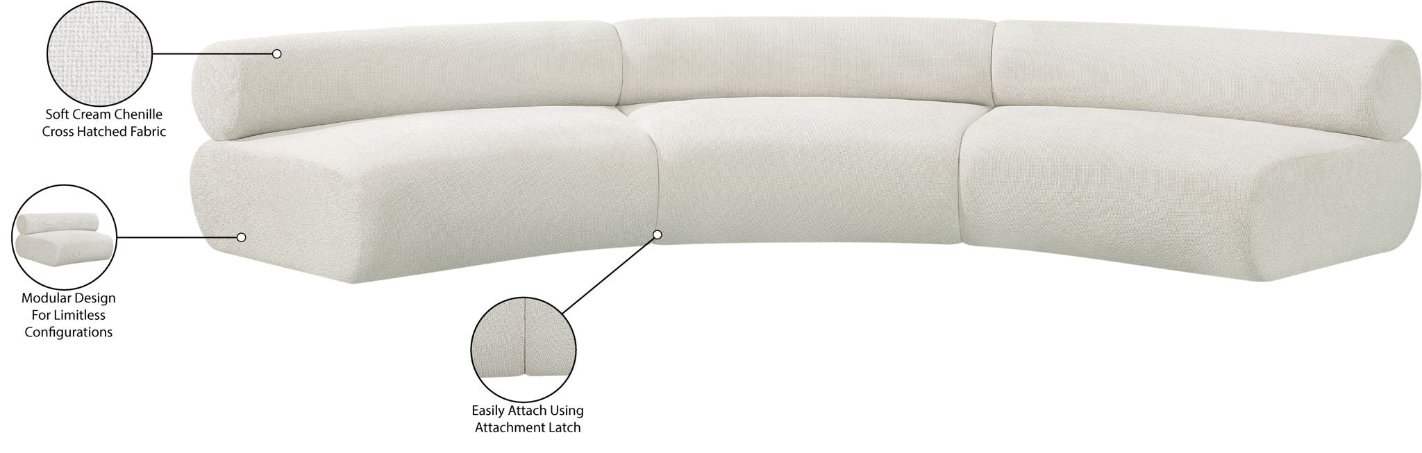 Bale - 3 Piece Modular Sofa