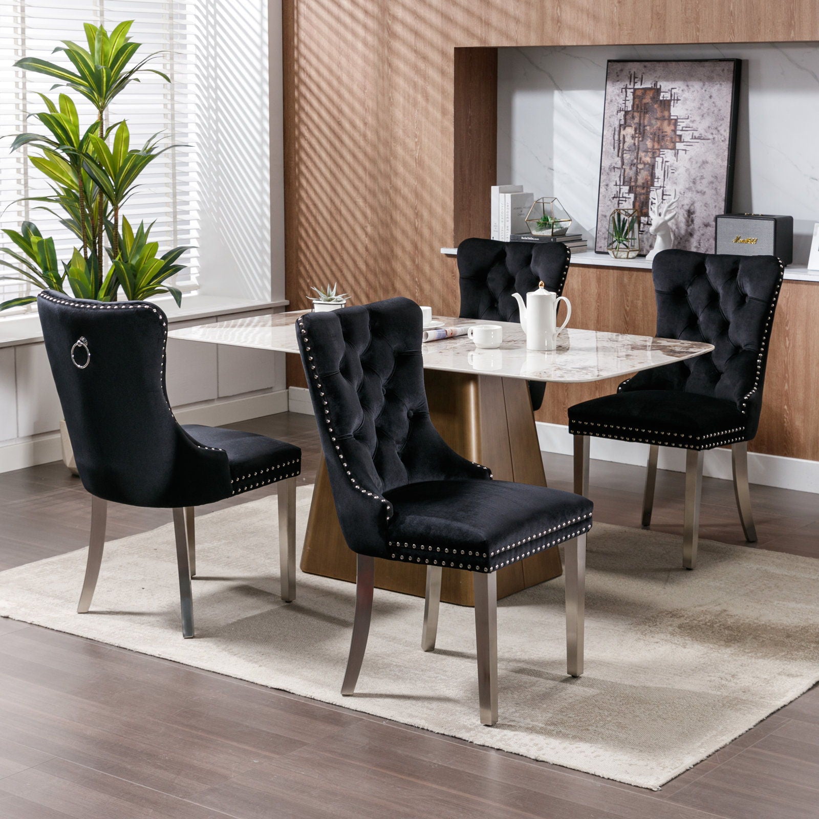 Nikki - Contemporary Upholstered Dining Chair (Set of 2)