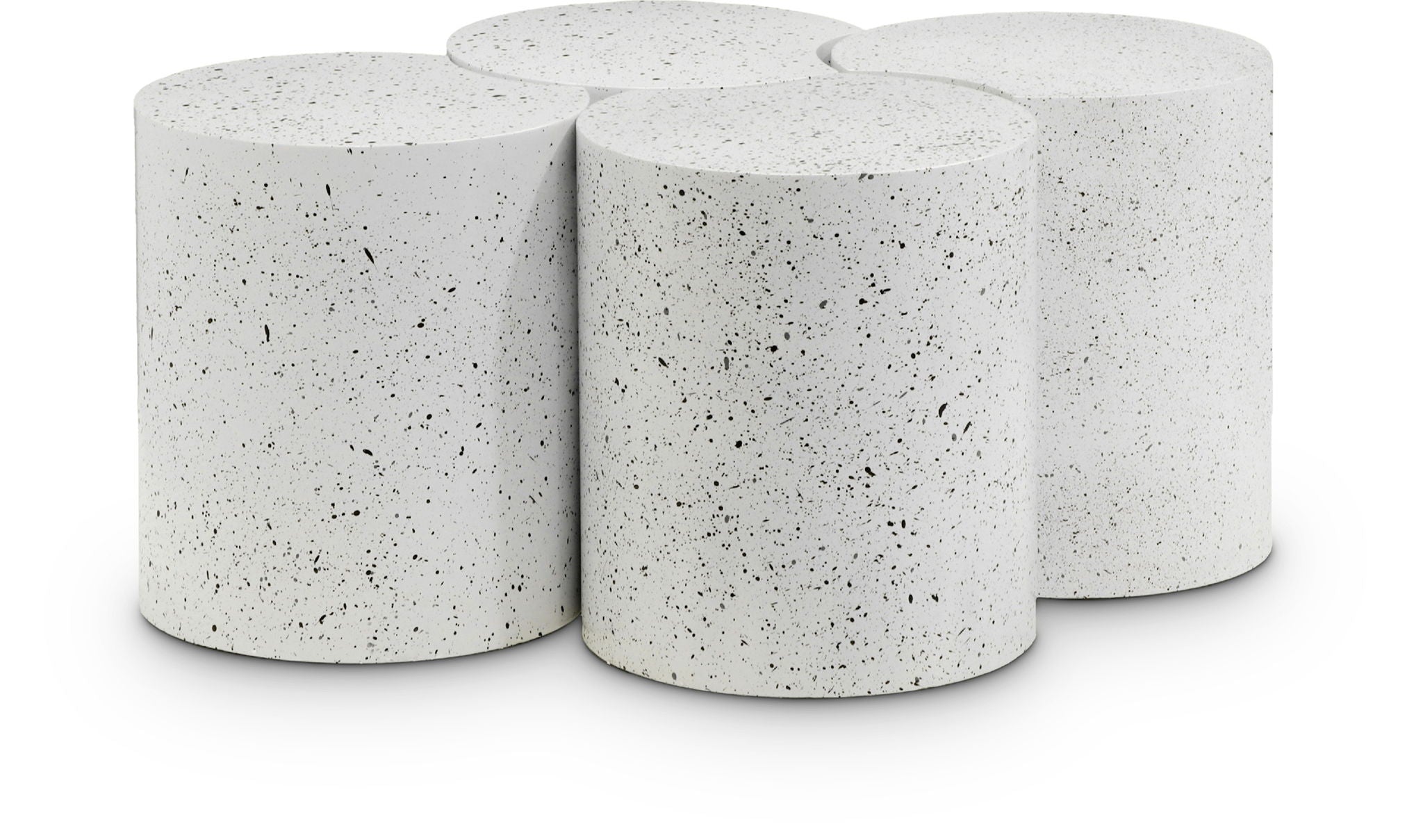Dimple - 4 Piece Modular Coffee Table - Terazzo Finish