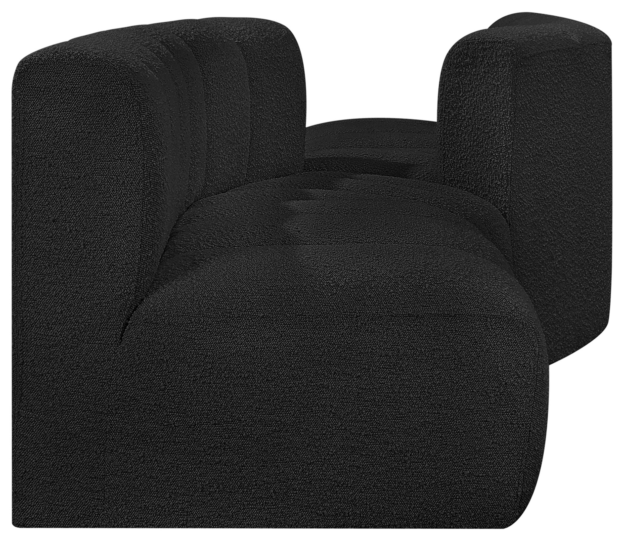 Arc - Boucle Fabric 4 Piece Sofa