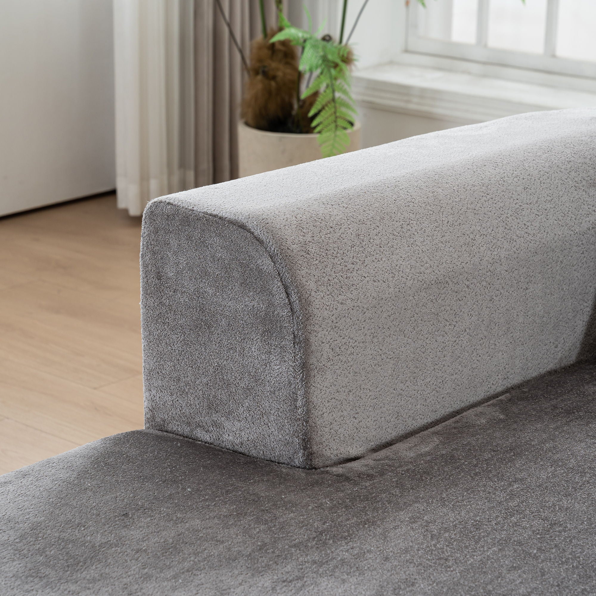 Modular Sectional Sofa With L Shape Chaise With Deep Seat