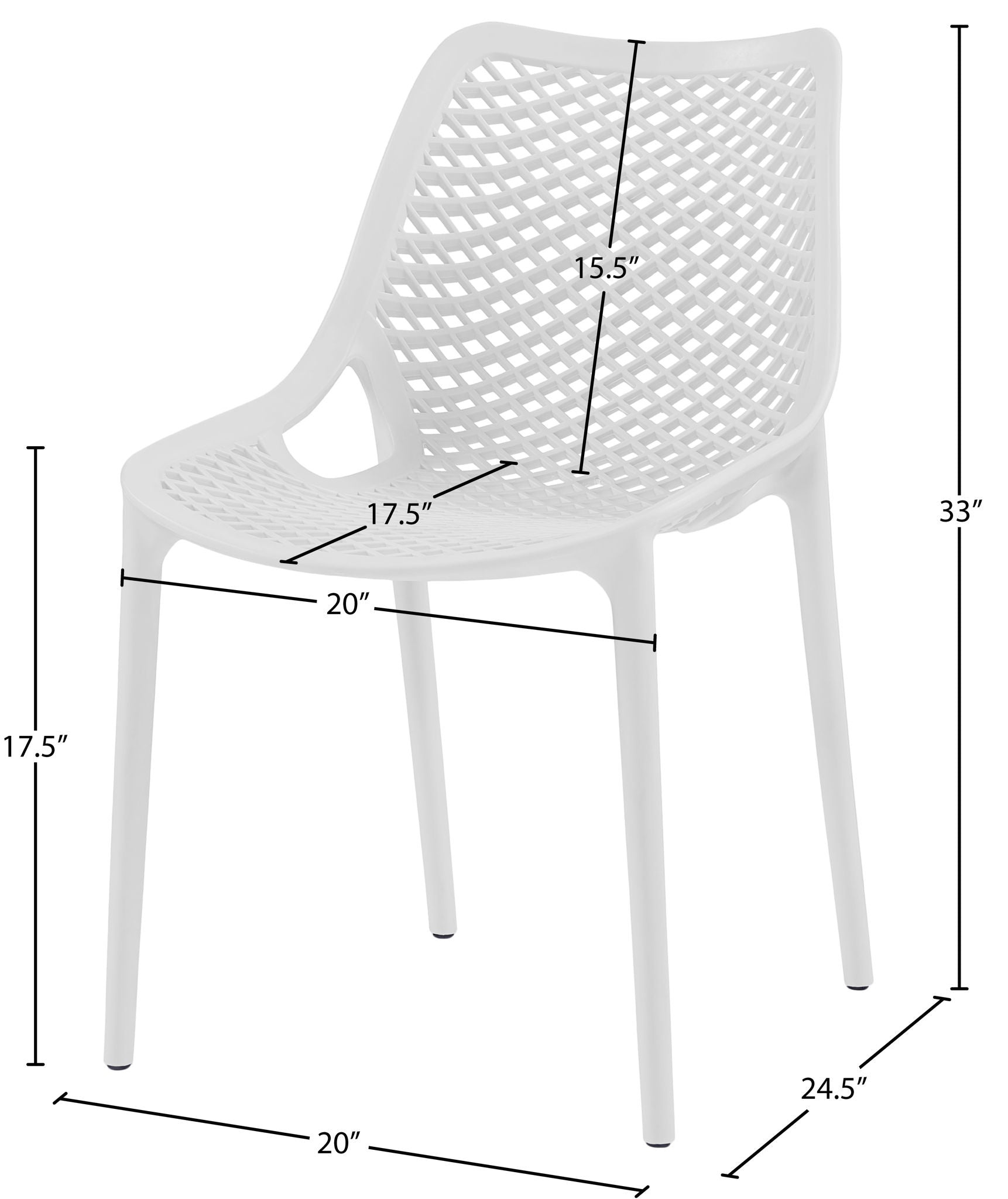Mykonos - Outdoor Patio Dining Chair (Set of 2)