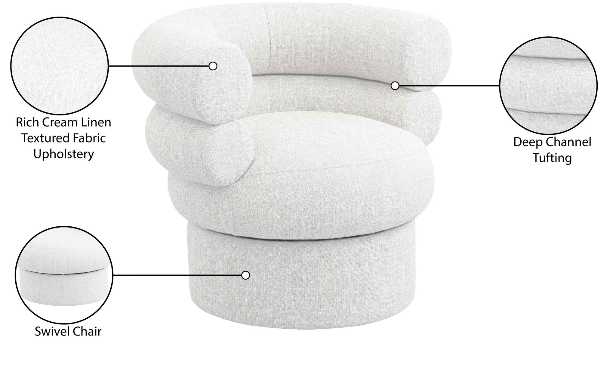 Valentina - Accent Swivel Chair