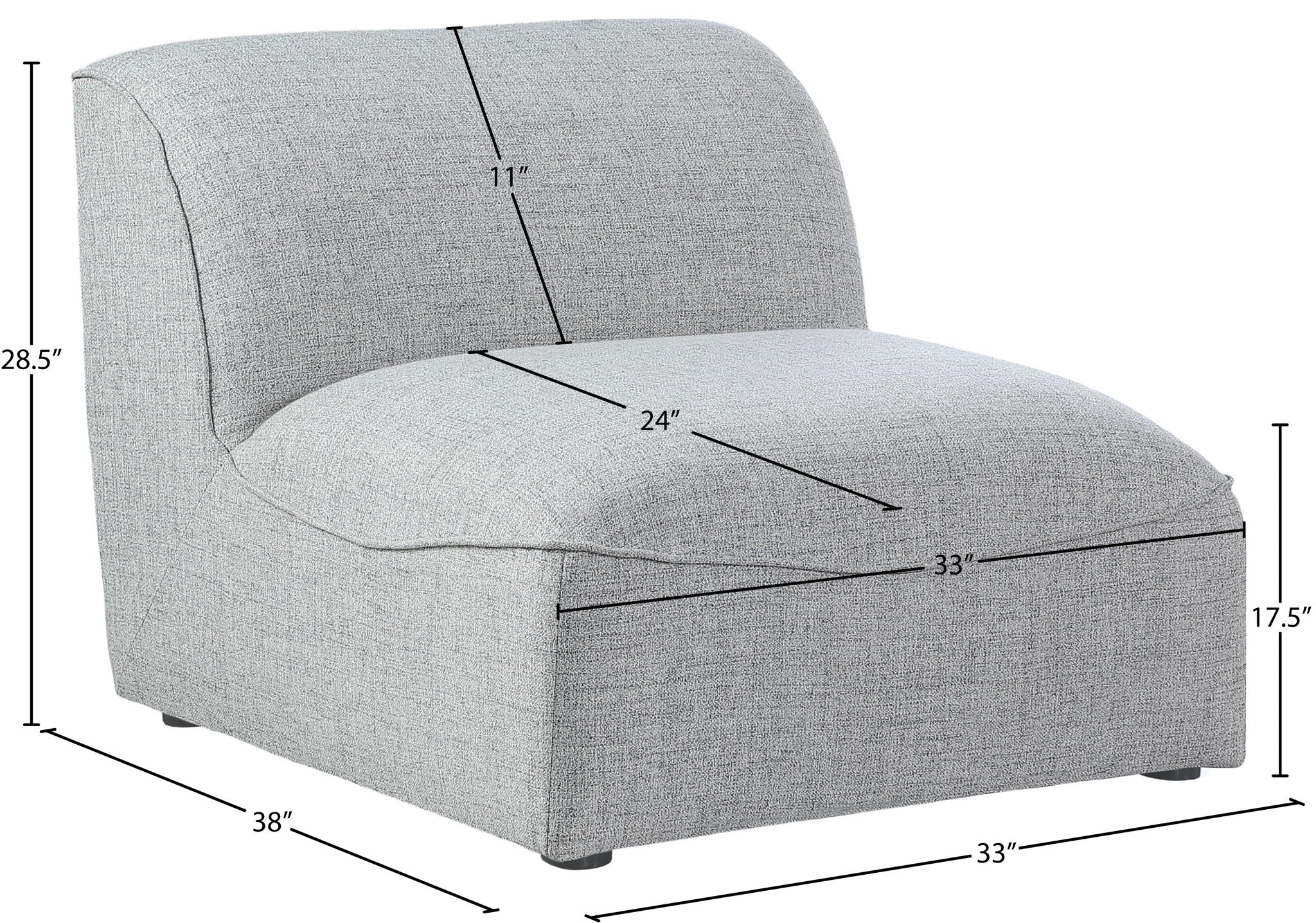 Miramar - Armless Chair