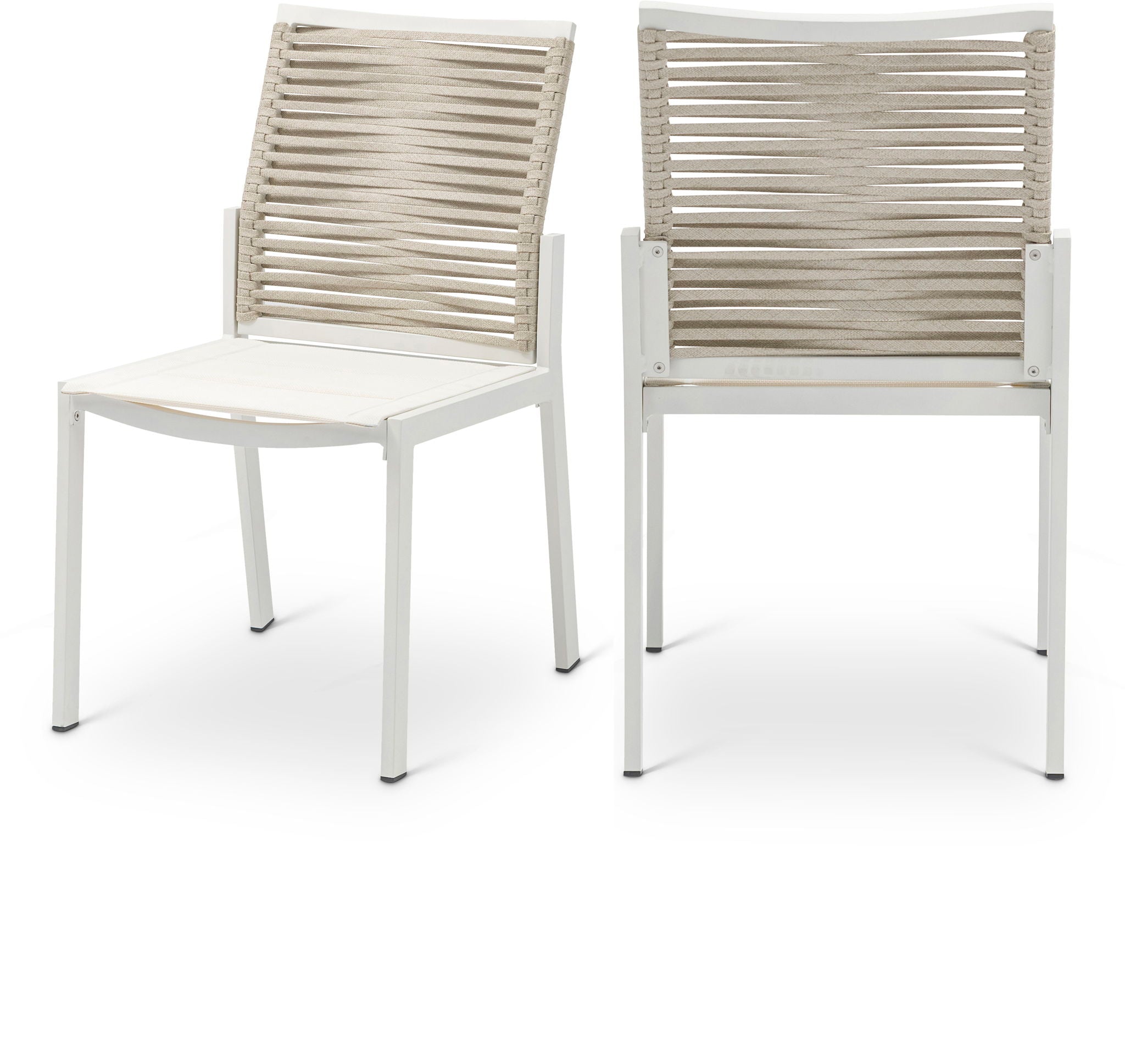 Maldives - Rope Outdoor Patio Dining Side Chair (Set of 2)