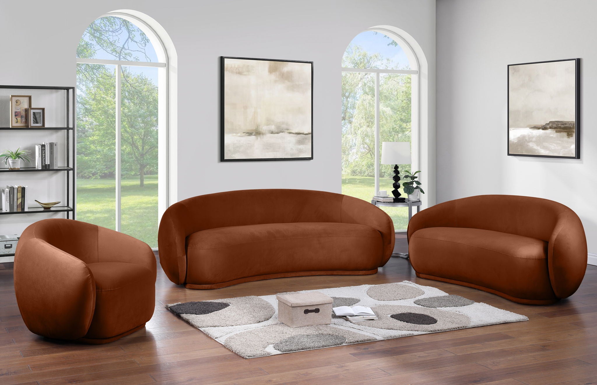Emery - Velvet Sofa