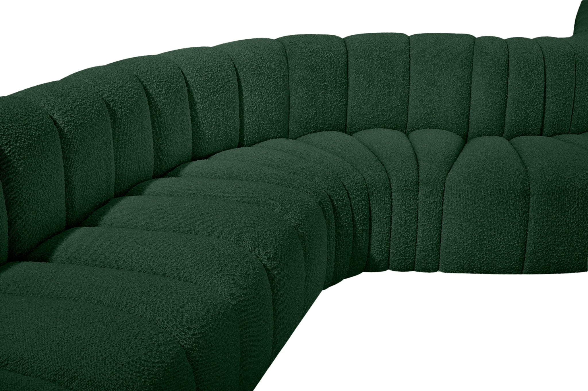 Arc - Boucle Fabric Modular Sectional