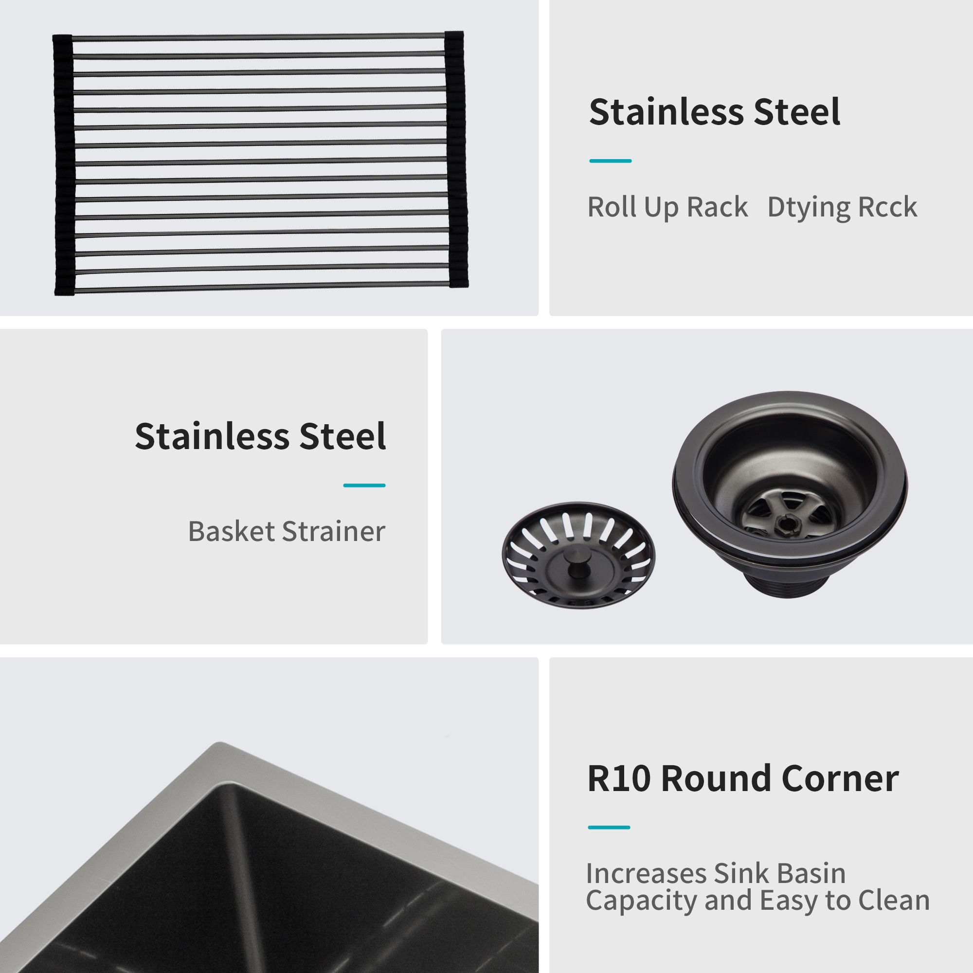 Undermount Kitchen Sink With Deep Single Bowl