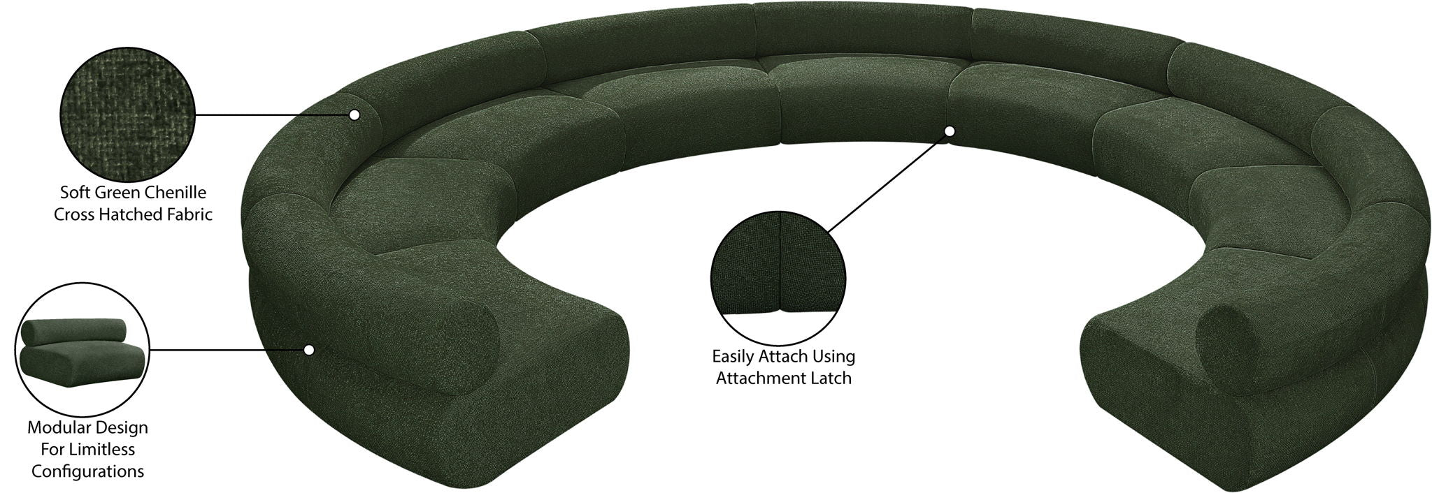 Bale - 9 Piece Modular Sofa