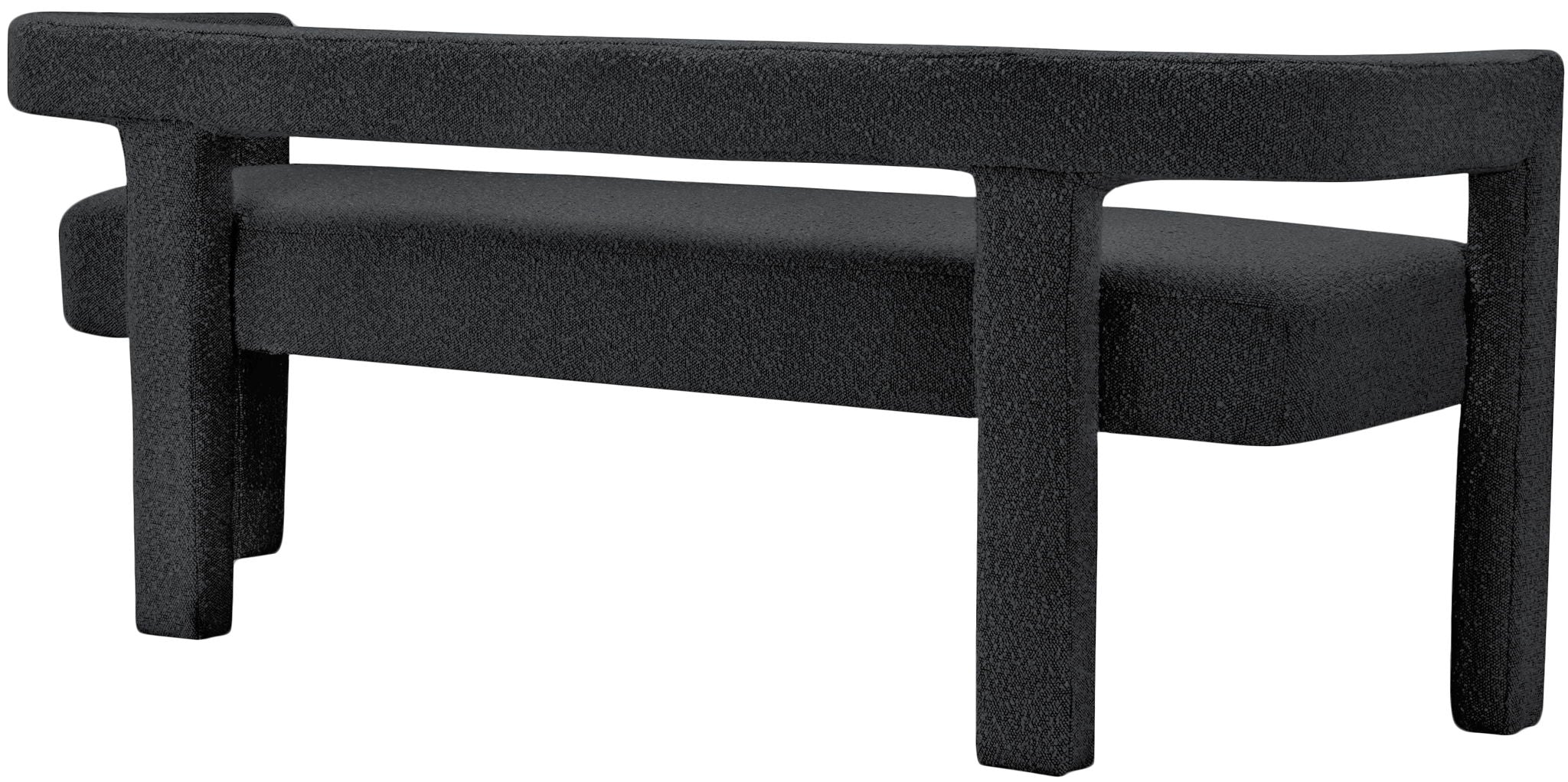 Athena - Boucle Fabric Bench