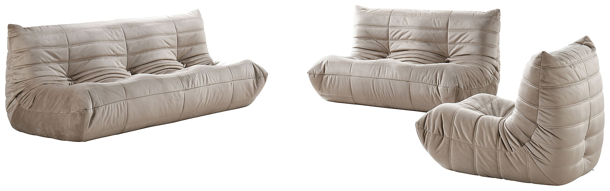 Relax - Velvet 77.75" Upholstered Sofa