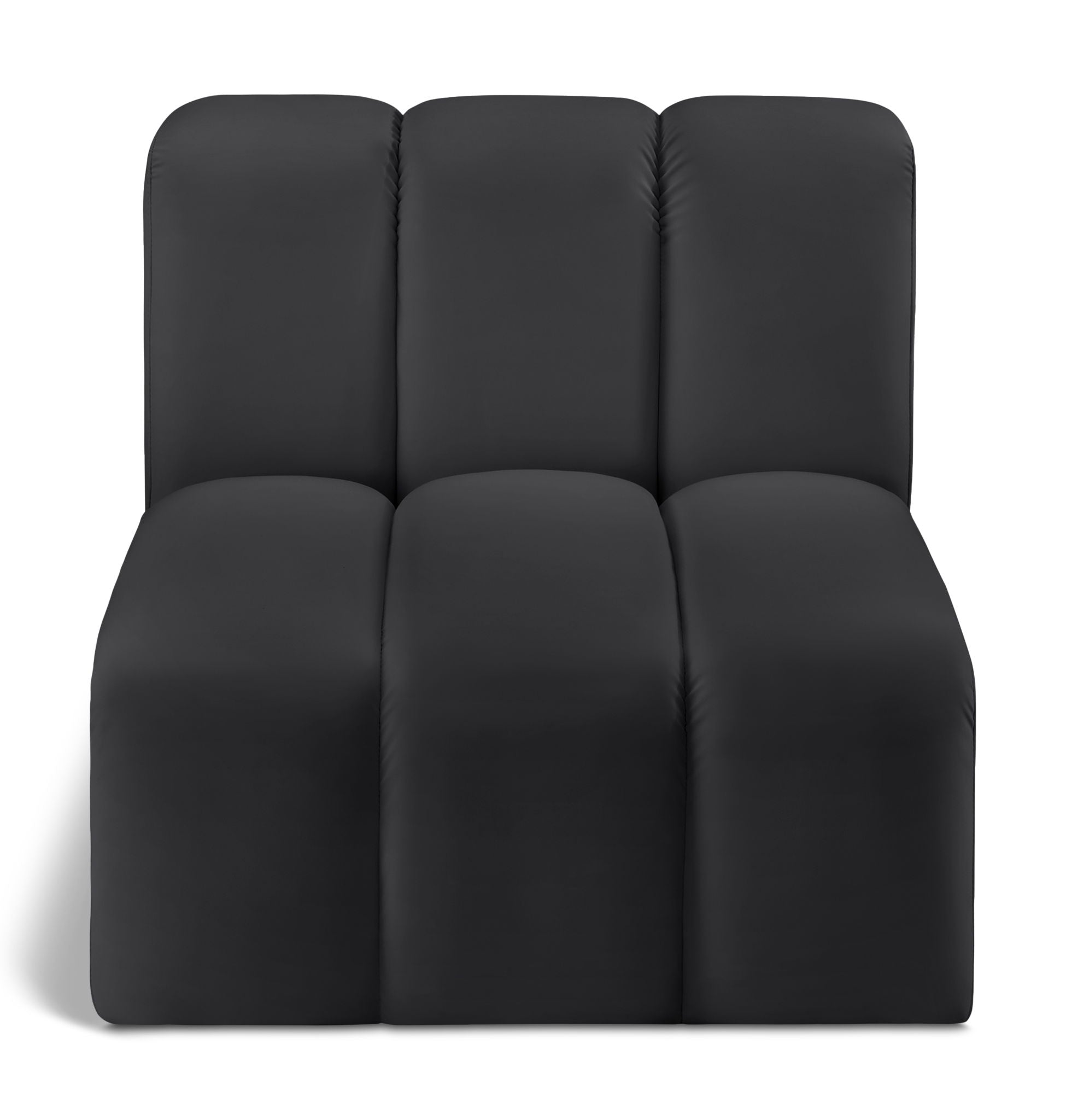 Arc - Faux Leather Straight Chair