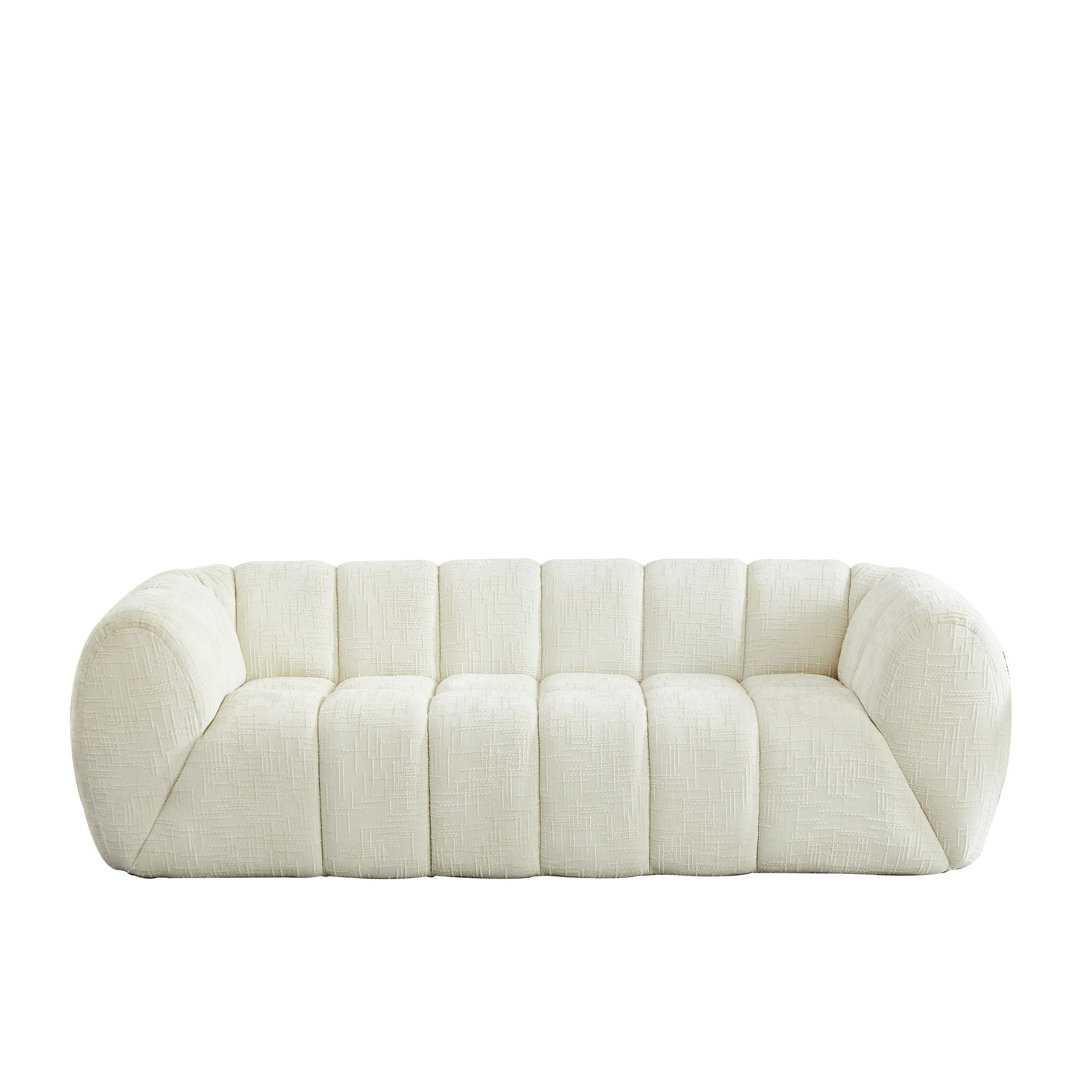 Modern Sofa With Piano Key Backrest