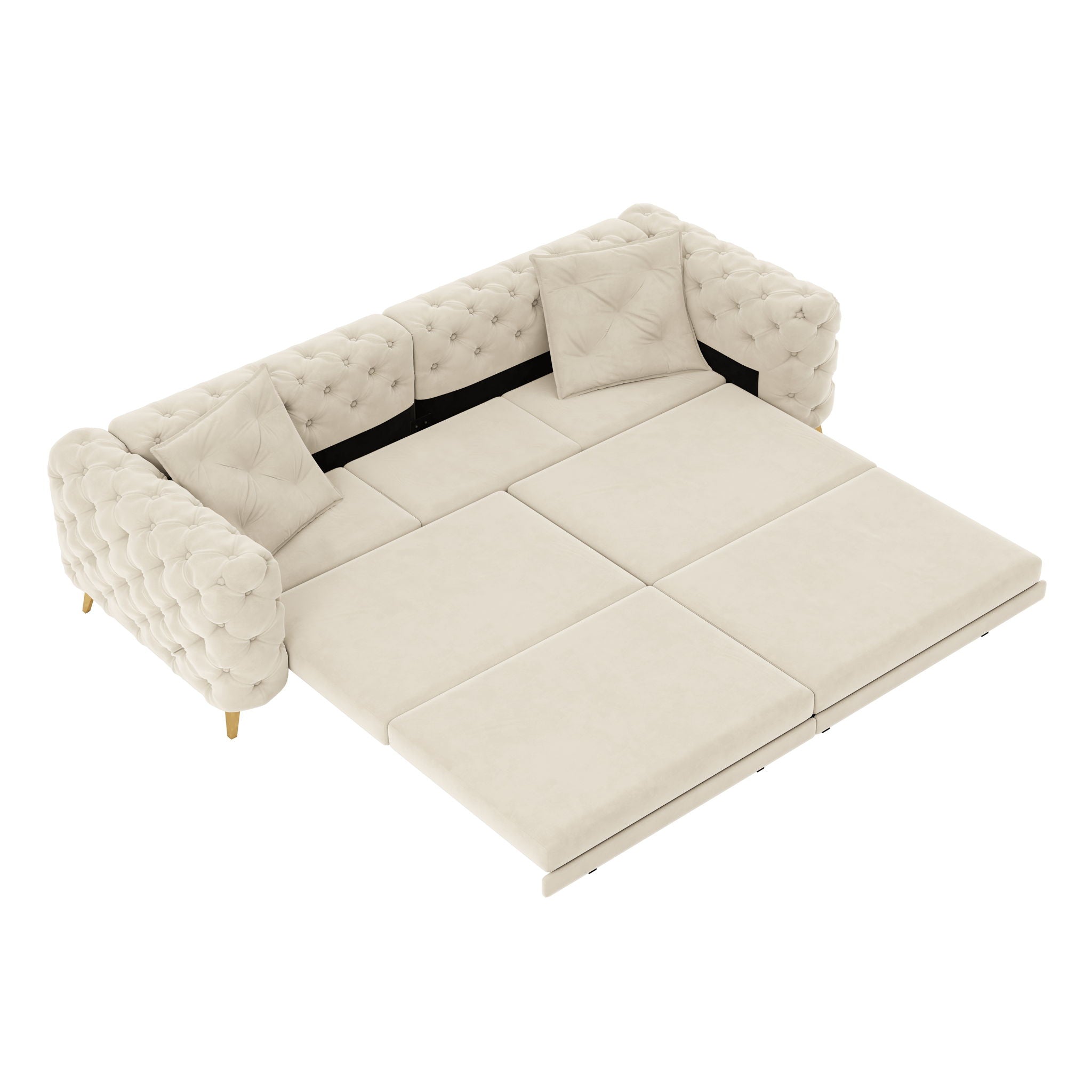 3-In-1 Convertible Sleeper Sofa