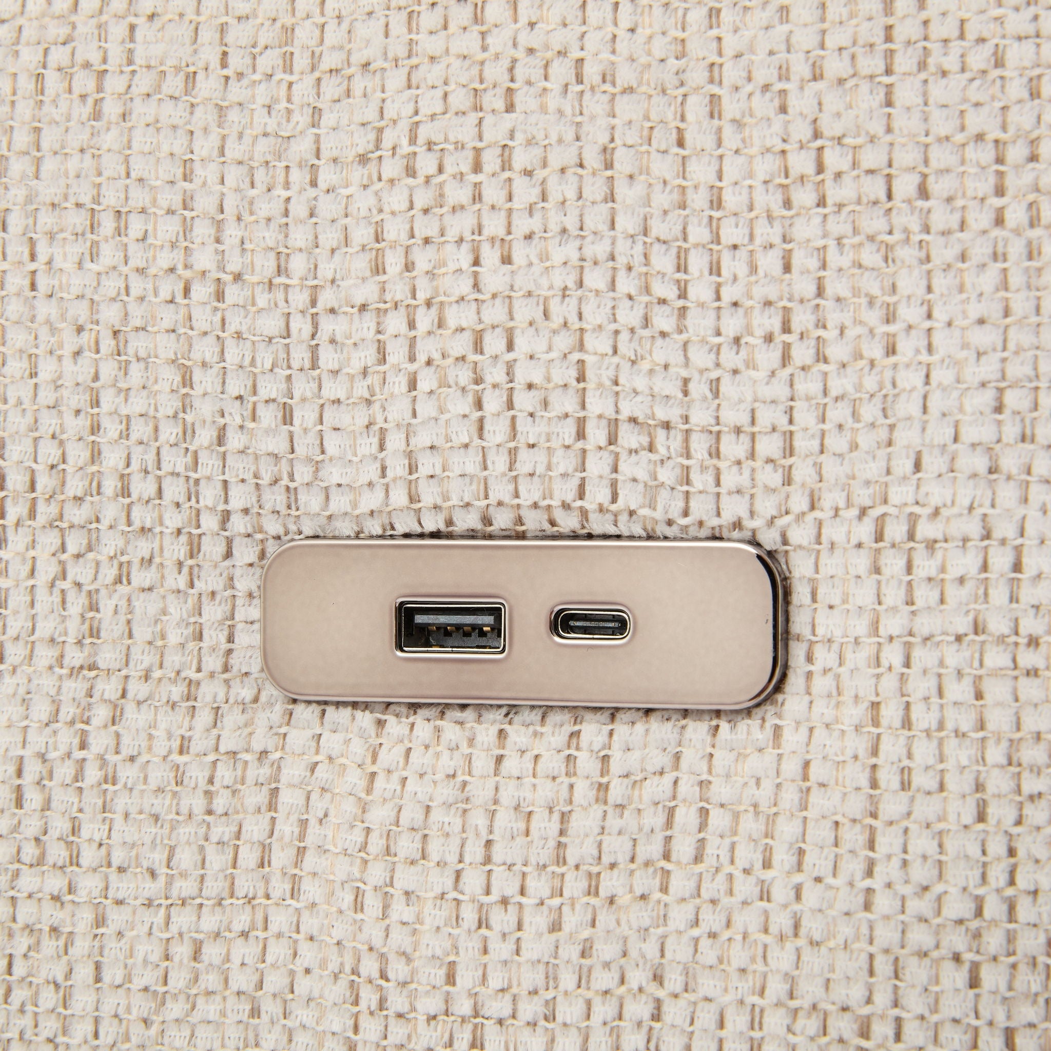 Sectional Sofa Modular U-Shaped With Ottoman & USB Ports