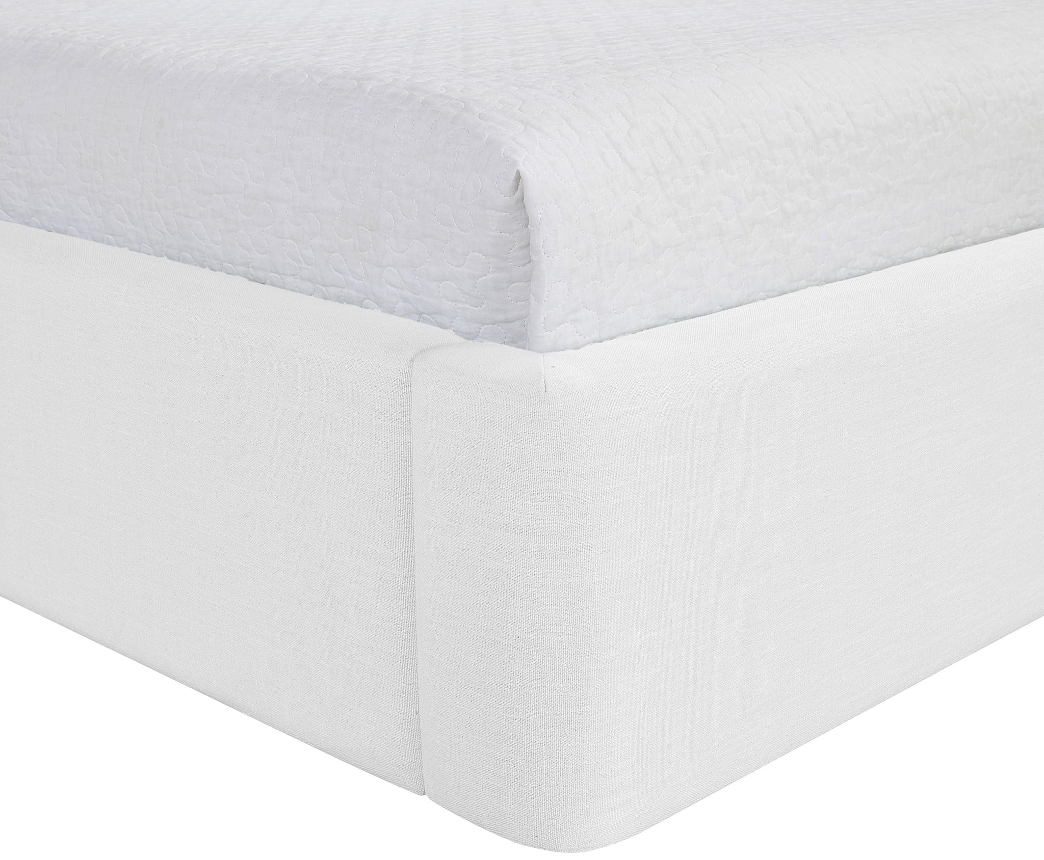 Kendall - Linen Textured Fabric Upholstered Bed