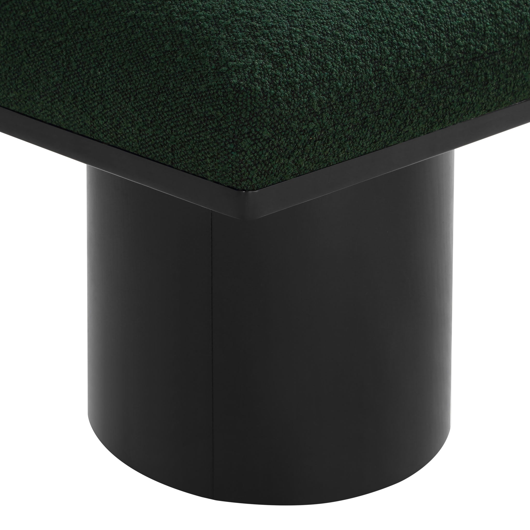 Pavilion - 4 Piece Modular Bench With Black Base