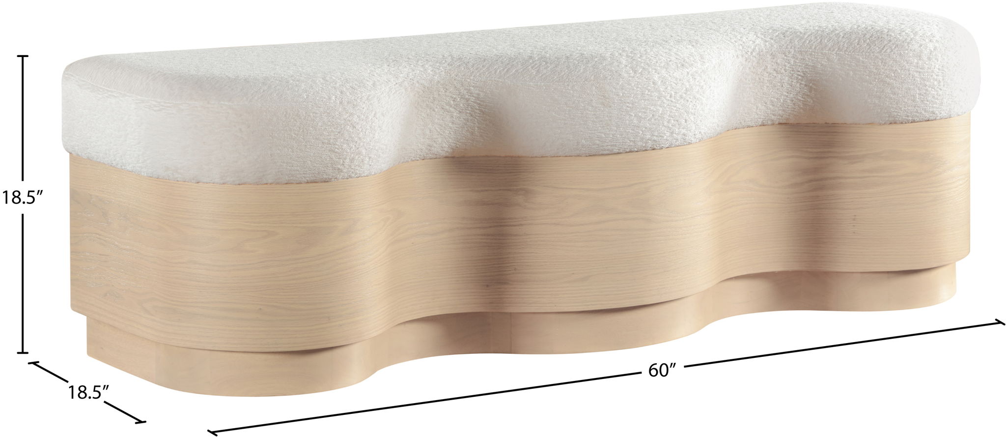Savoy - Bench With Gold Base