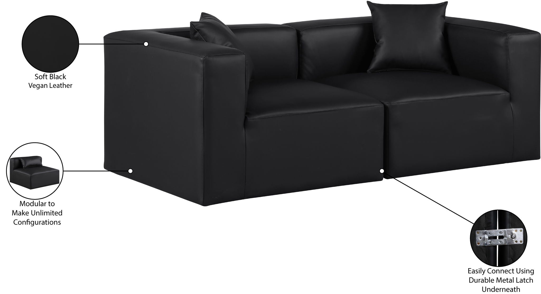 Cube - Modular 2 Seat Sofa