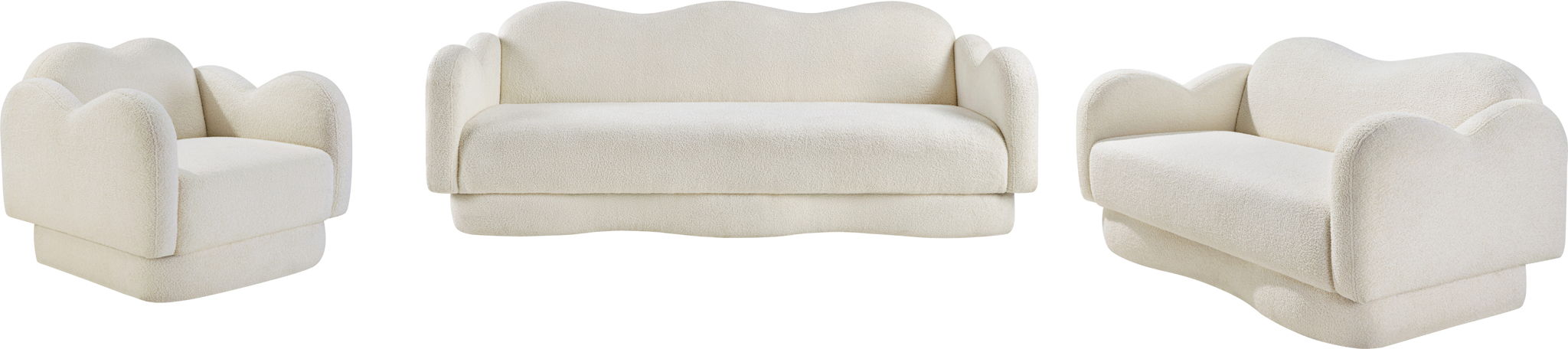 Bloom - Teddy Fabric Loveseat