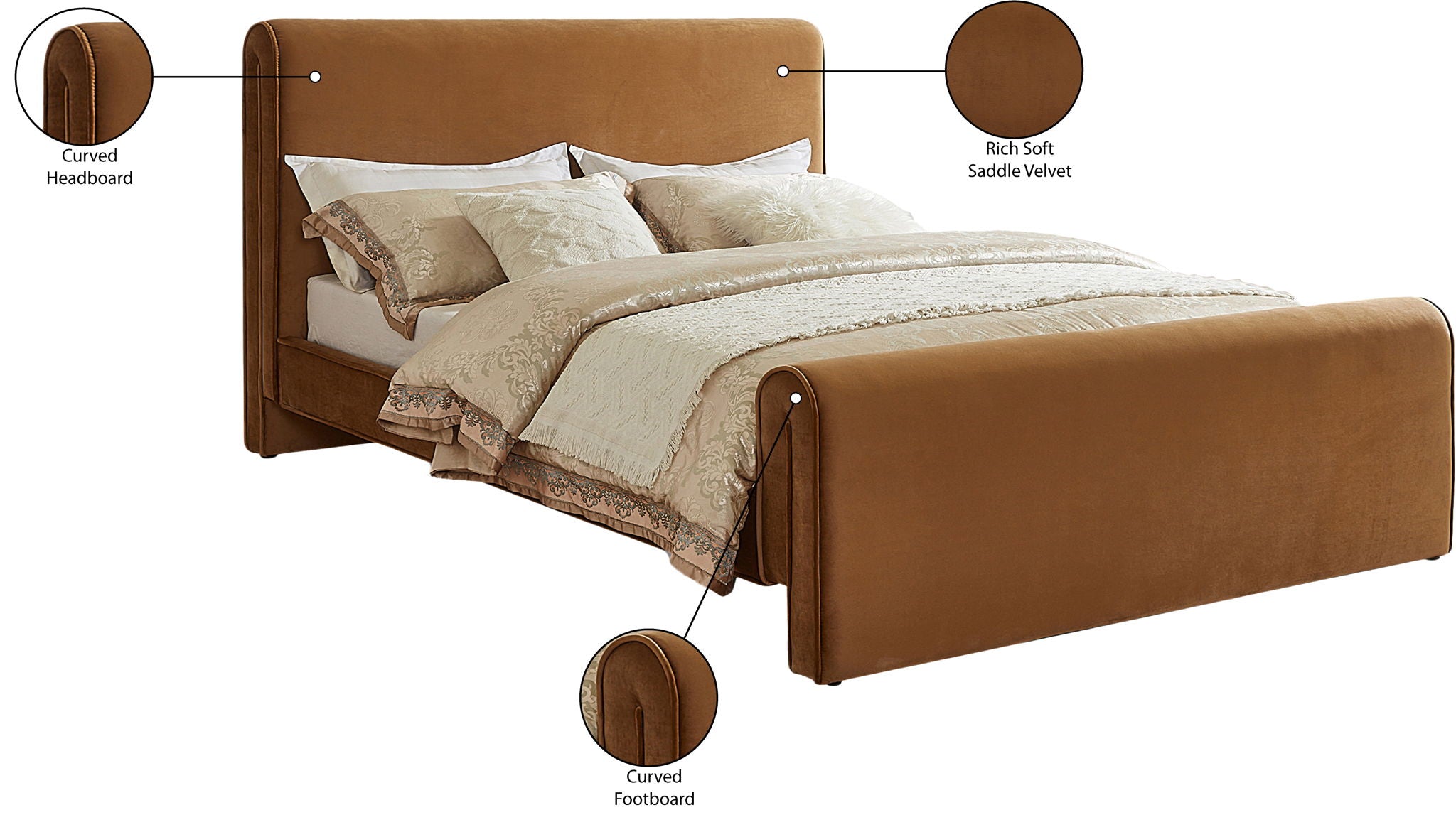 Sloan - Velvet Upholstered Bed