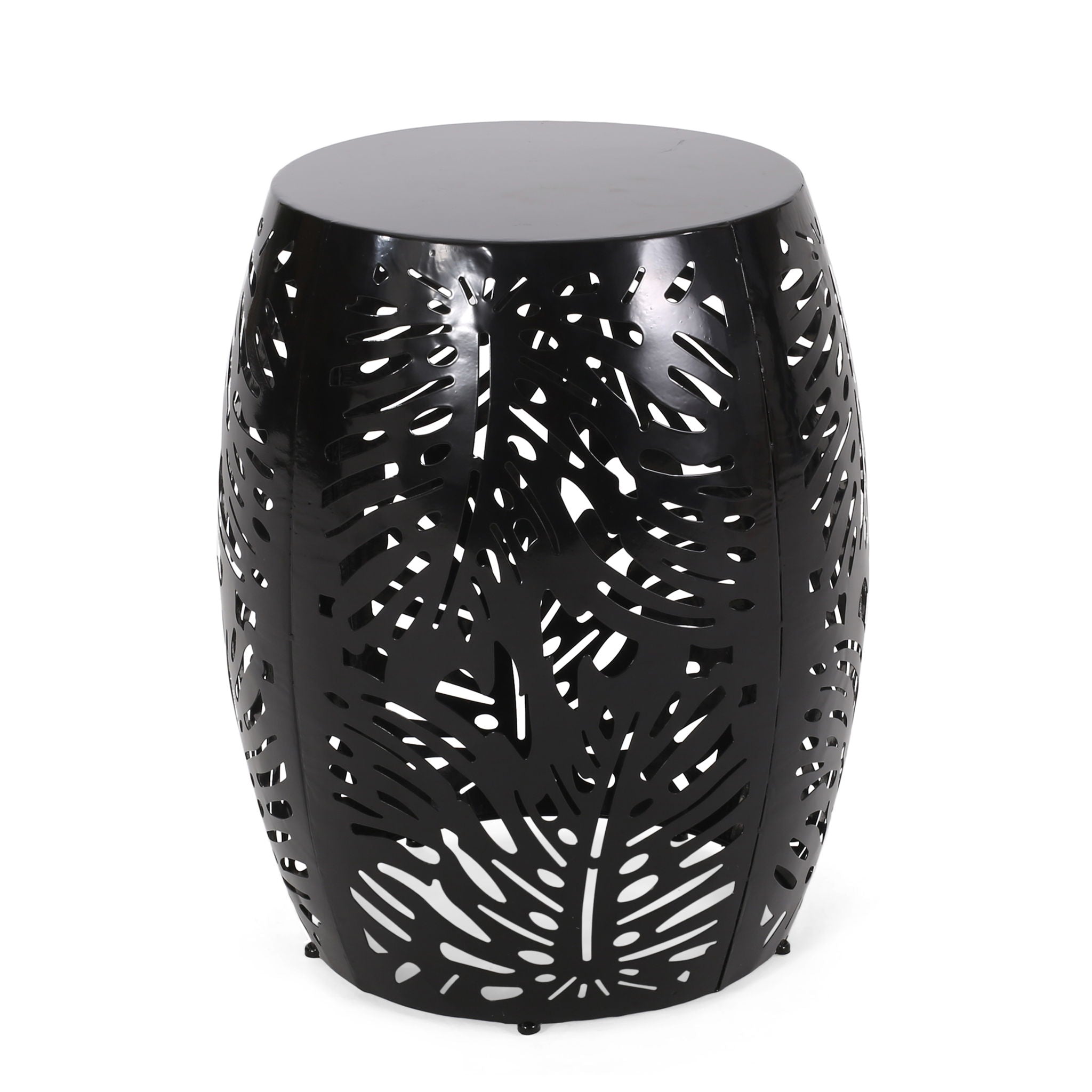 Modern Design Metal End Table, Large