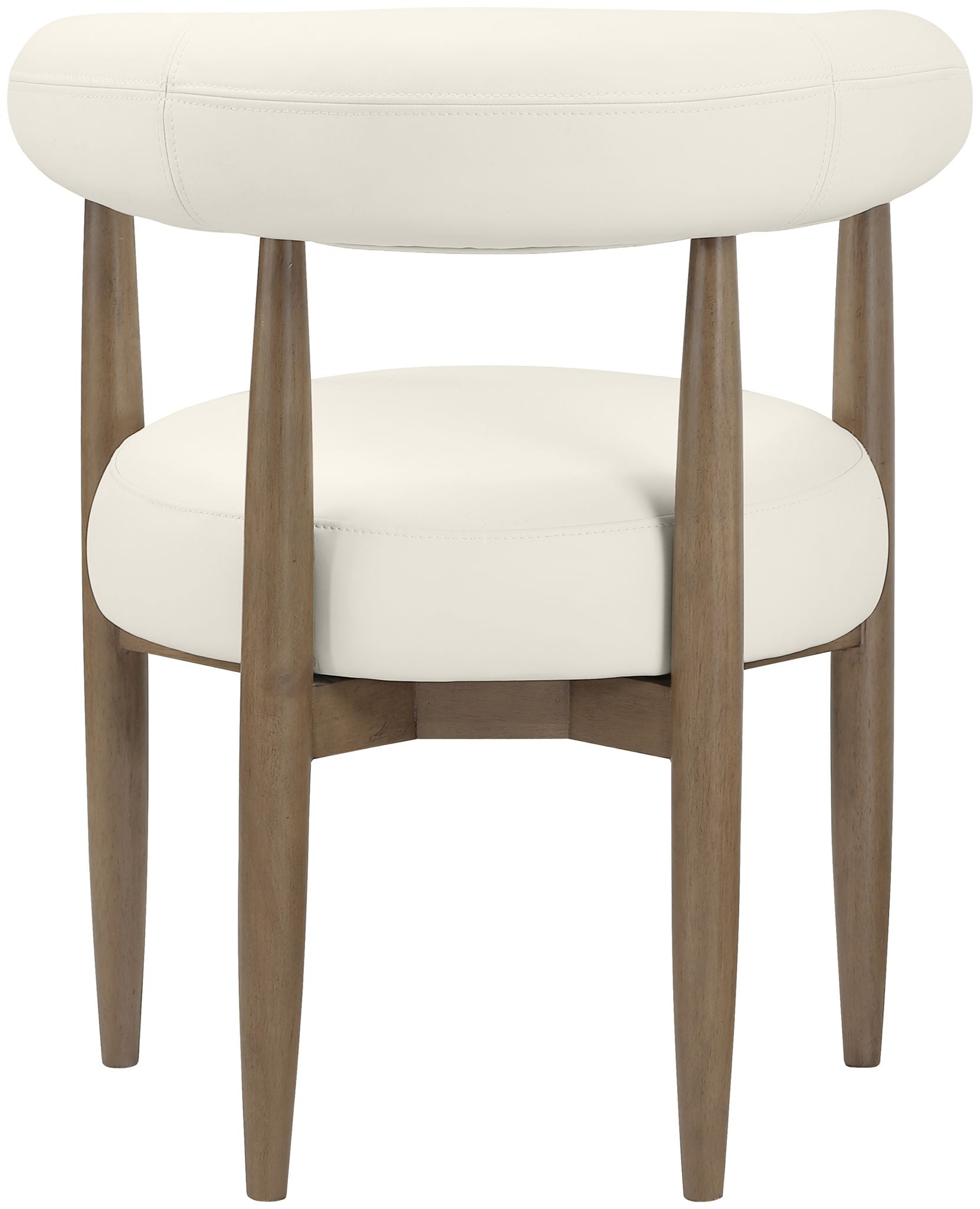 Sable - Vegan Leather Upholstered Dining Chair (Set of 2) - Brown Base