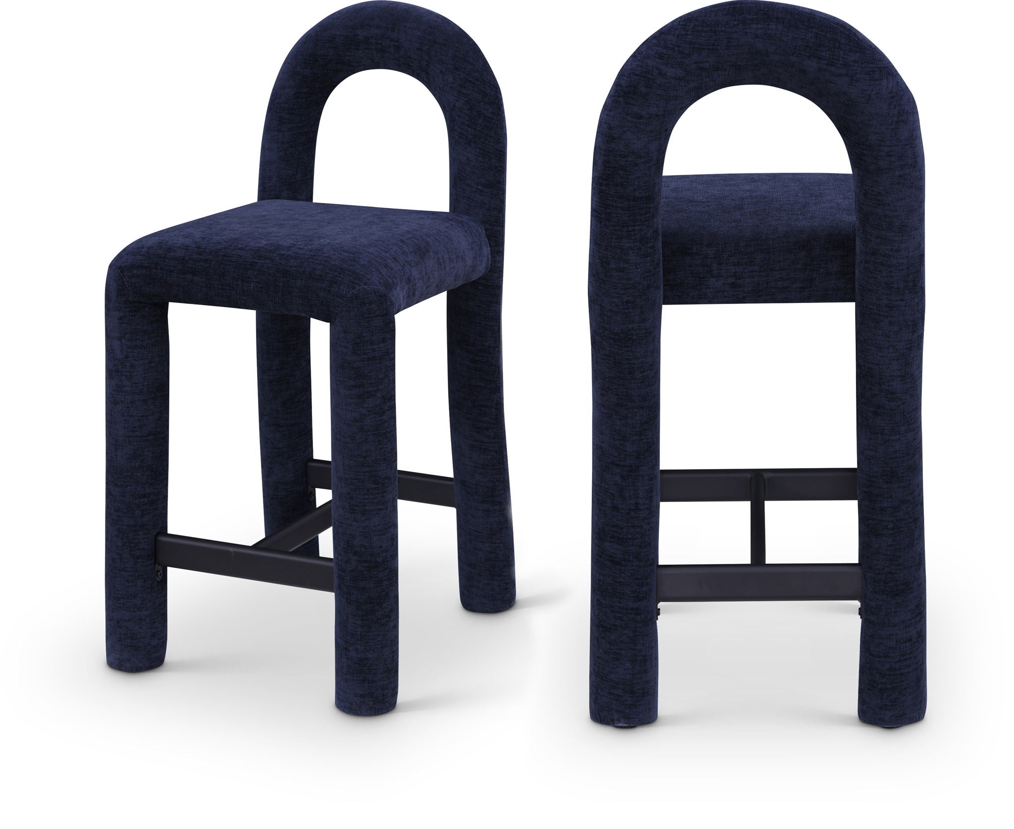 Amari - Chenille Fabric Stool