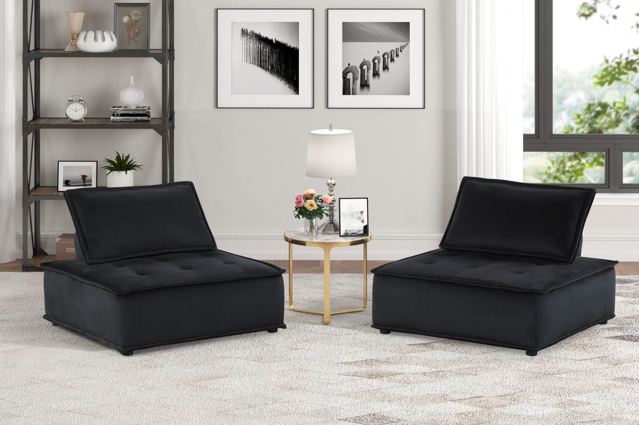 Anna - Armless Lounge Chair