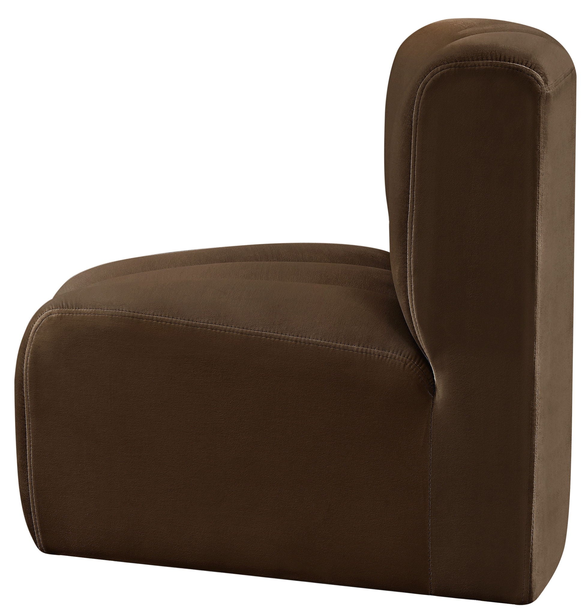Arc - Velvet Curved Corner Chair