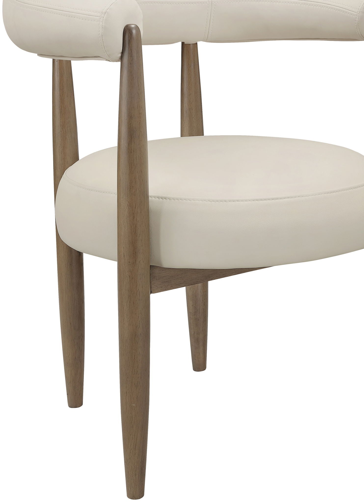 Sable - Vegan Leather Upholstered Dining Chair (Set of 2) - Brown Base