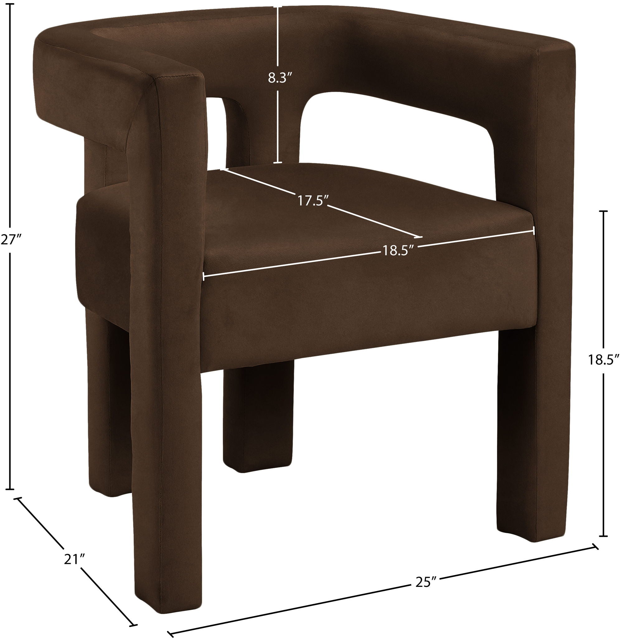 Athena - Velvet Dining Chair