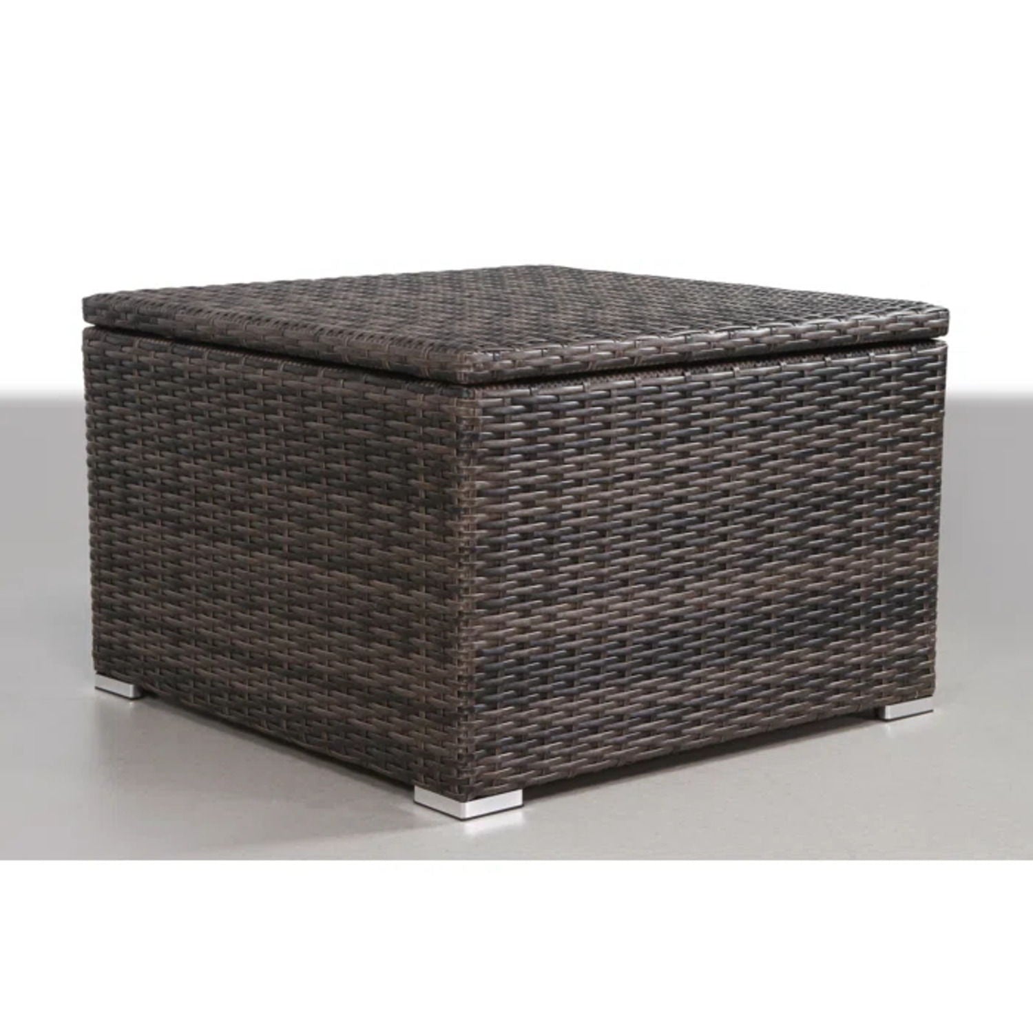 Modern Patio Rattan Sectional Set With Cushions
