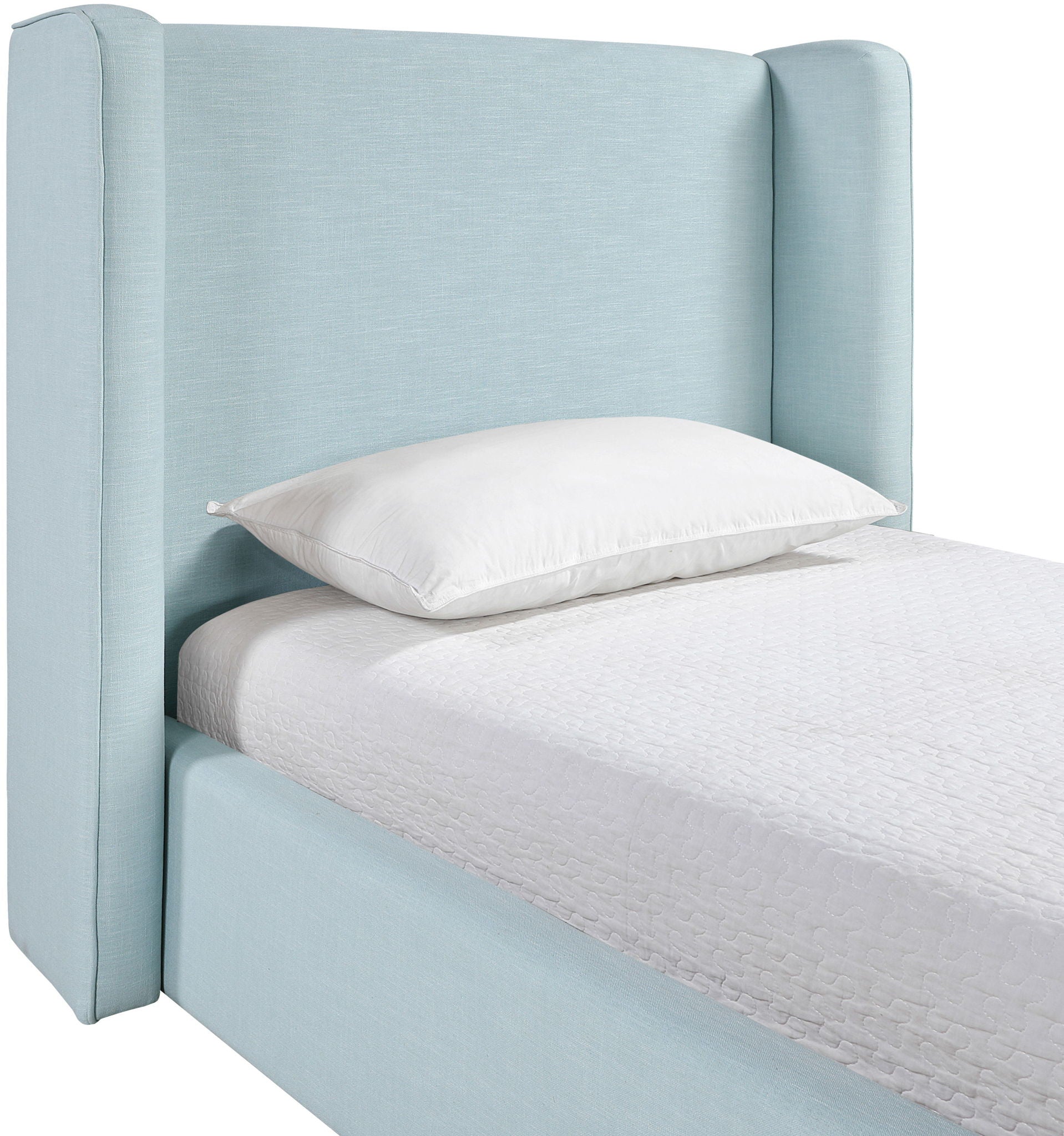 Kendall - Linen Textured Fabric Upholstered Bed