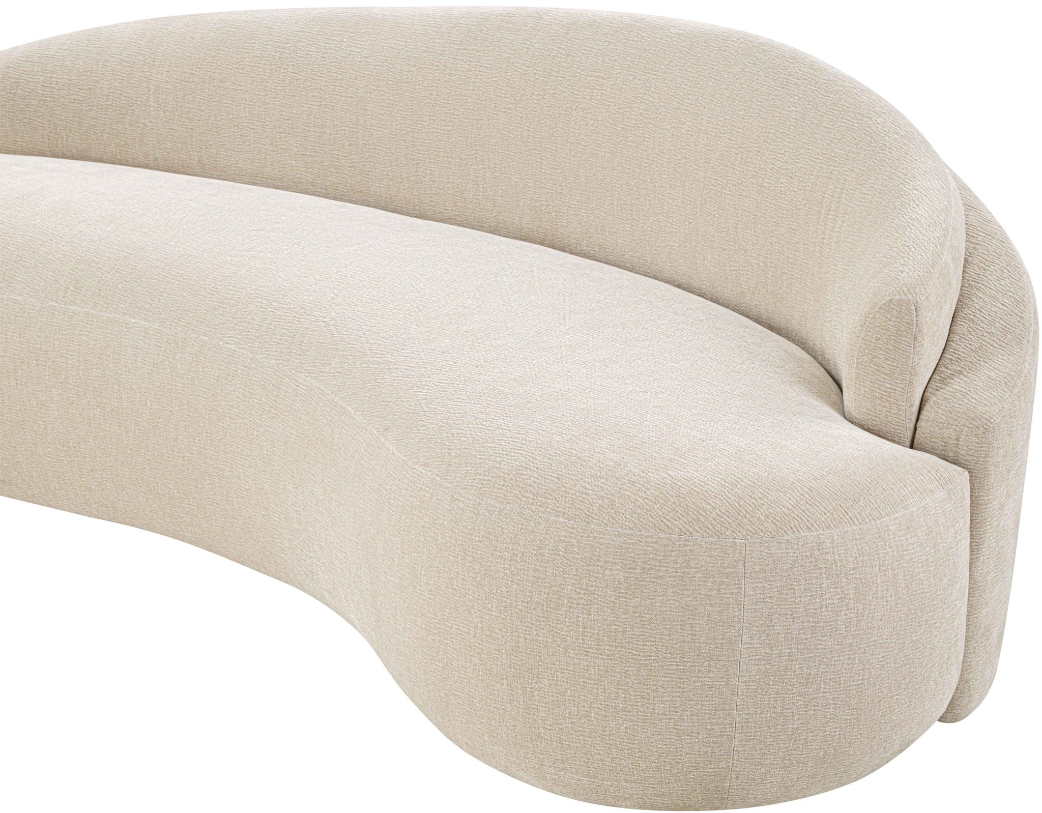 Caspian - Chenille Fabric Upholstered Loveseat