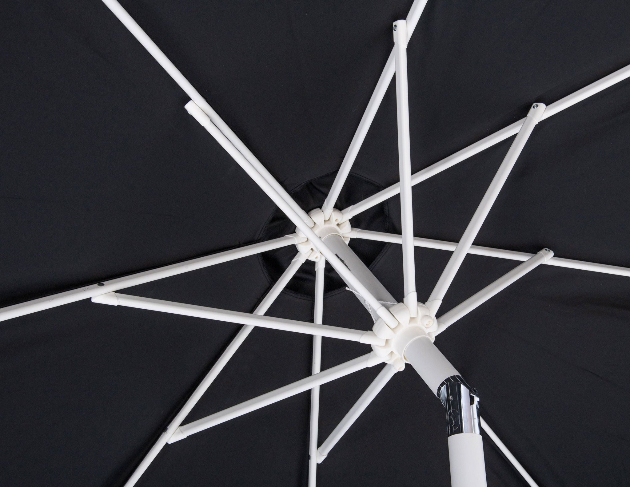 Amalfi - Patio Umbrella - White Base / White Pole