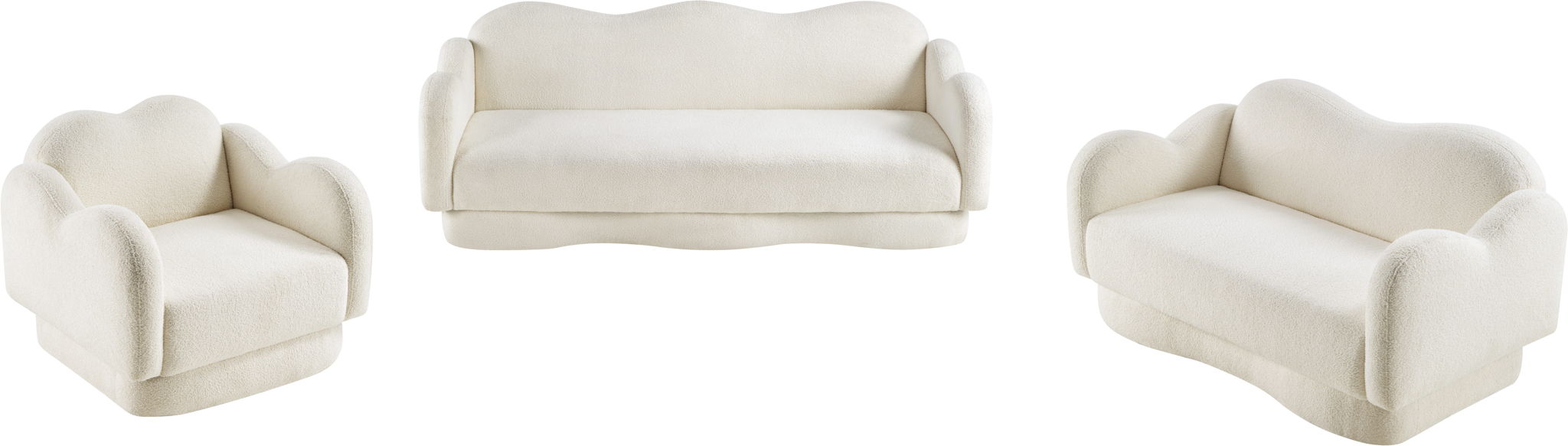 Bloom - Teddy Fabric Loveseat