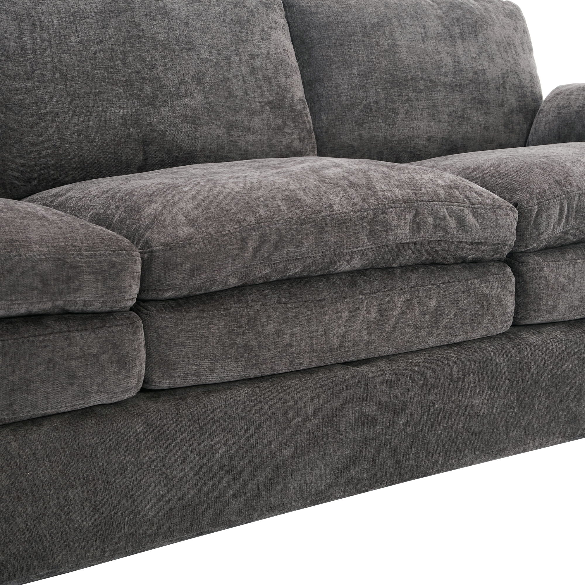 Cozy Upholstered Cushion Armchair For Living Room