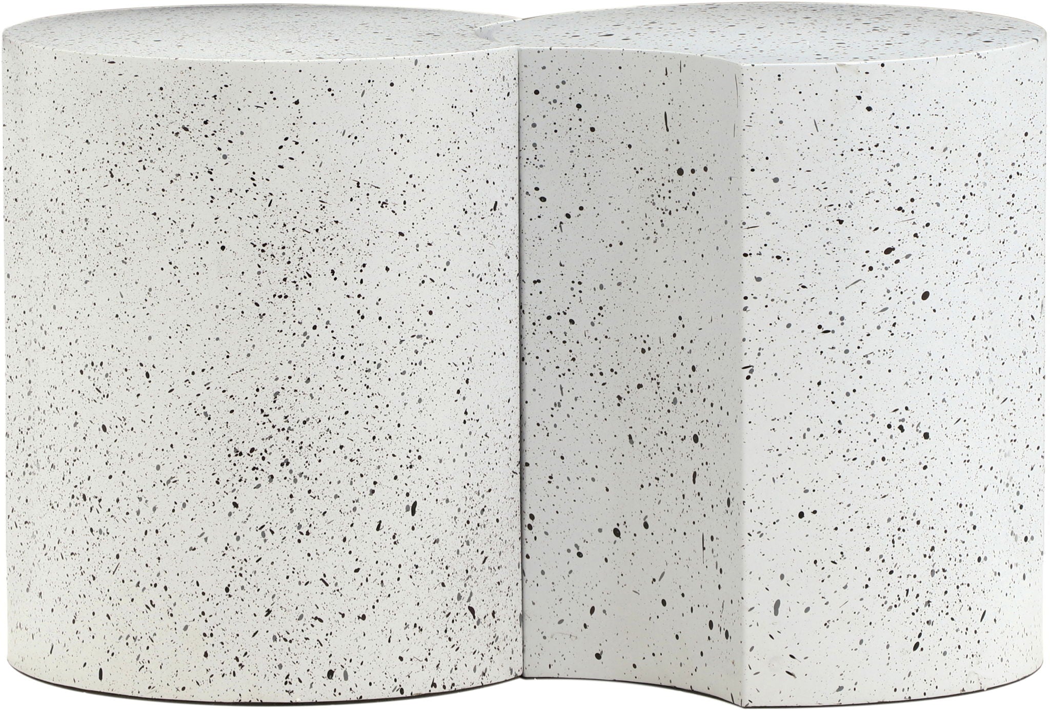 Dimple - End Table - Terazzo Finish