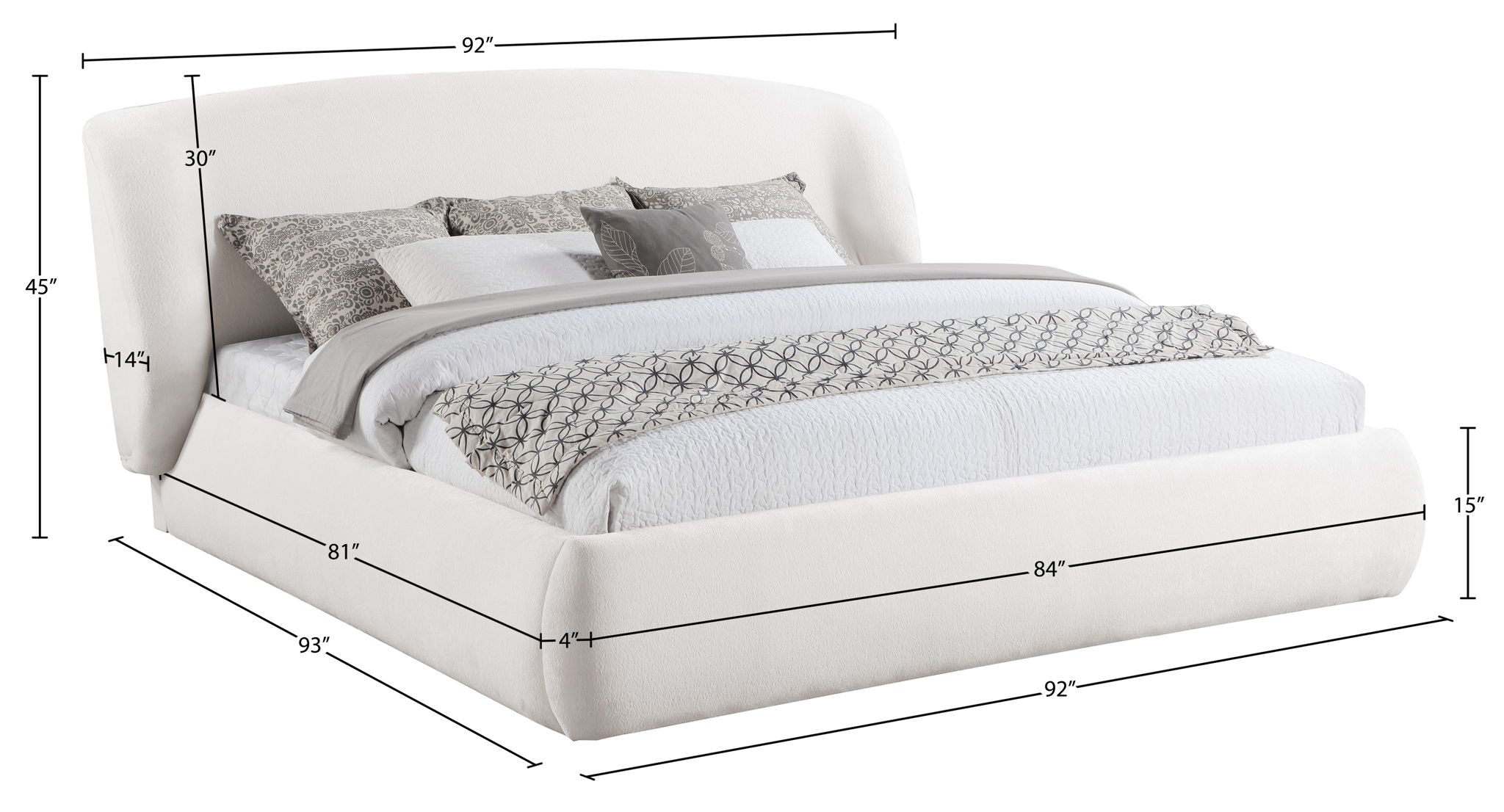 Sandro - Upholstered Bed