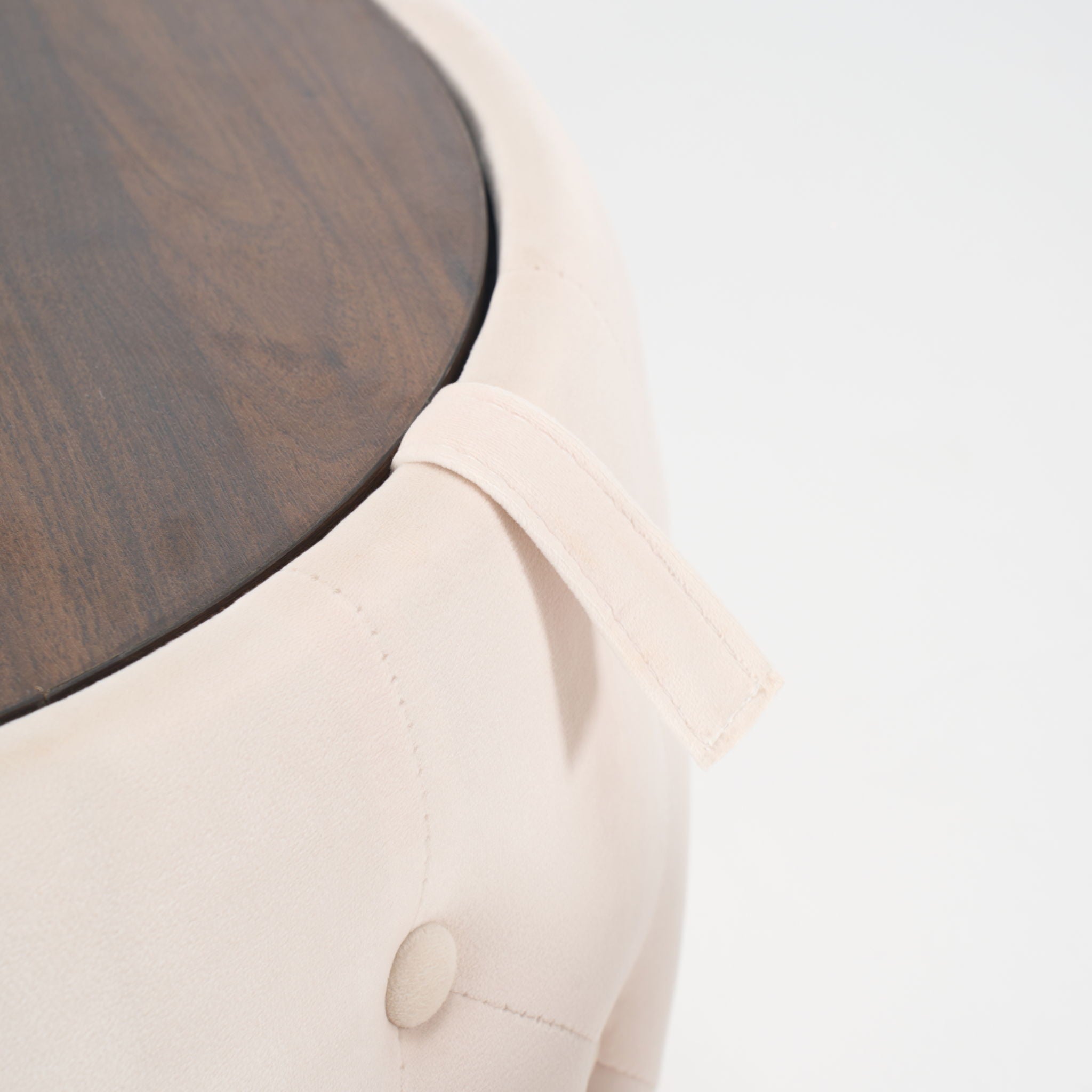 Nesting Ottomans 2 Piece With Tray, 4 In 1 Function