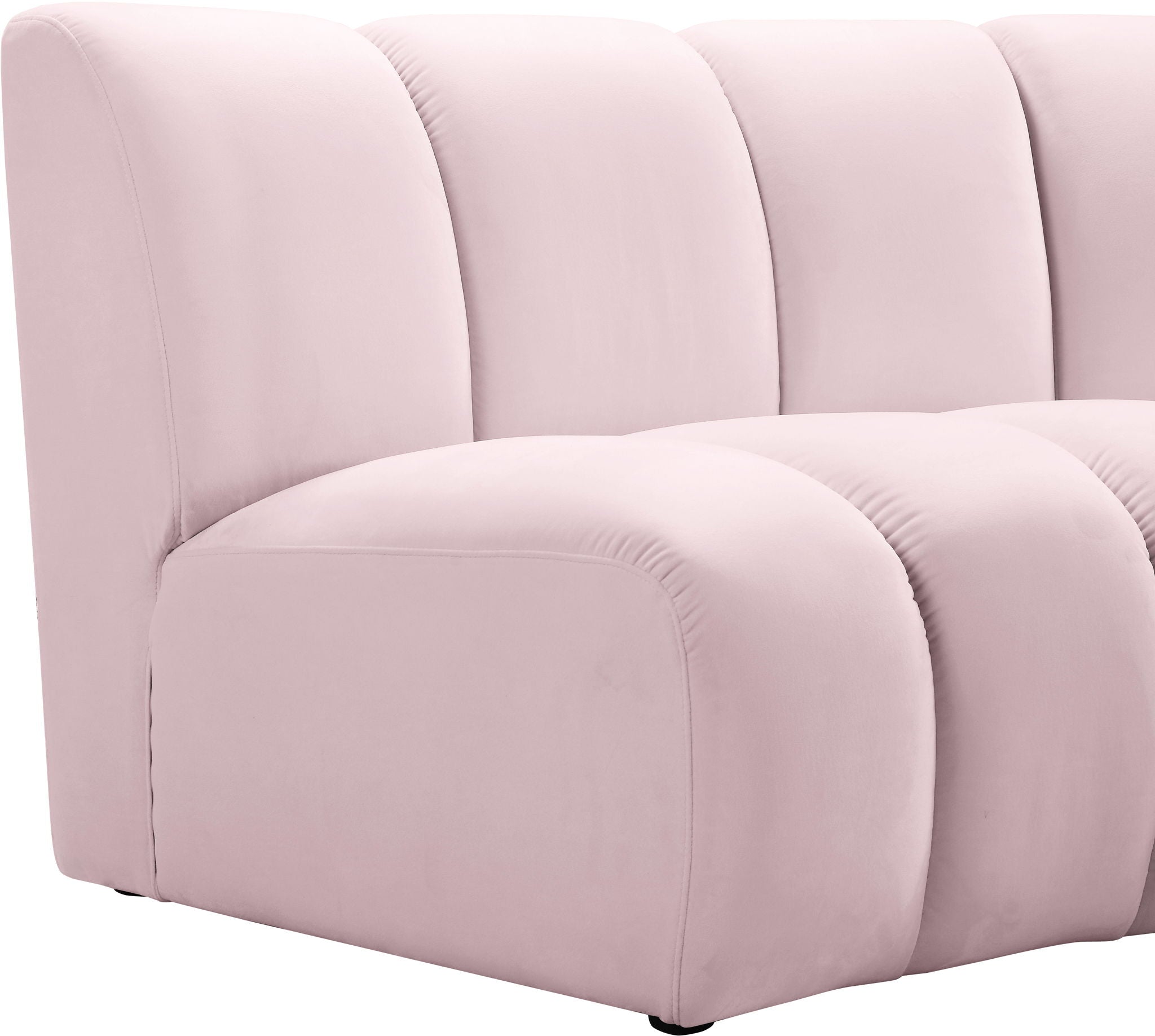 Infinity - 4 Piece Velvet Modular Sectional