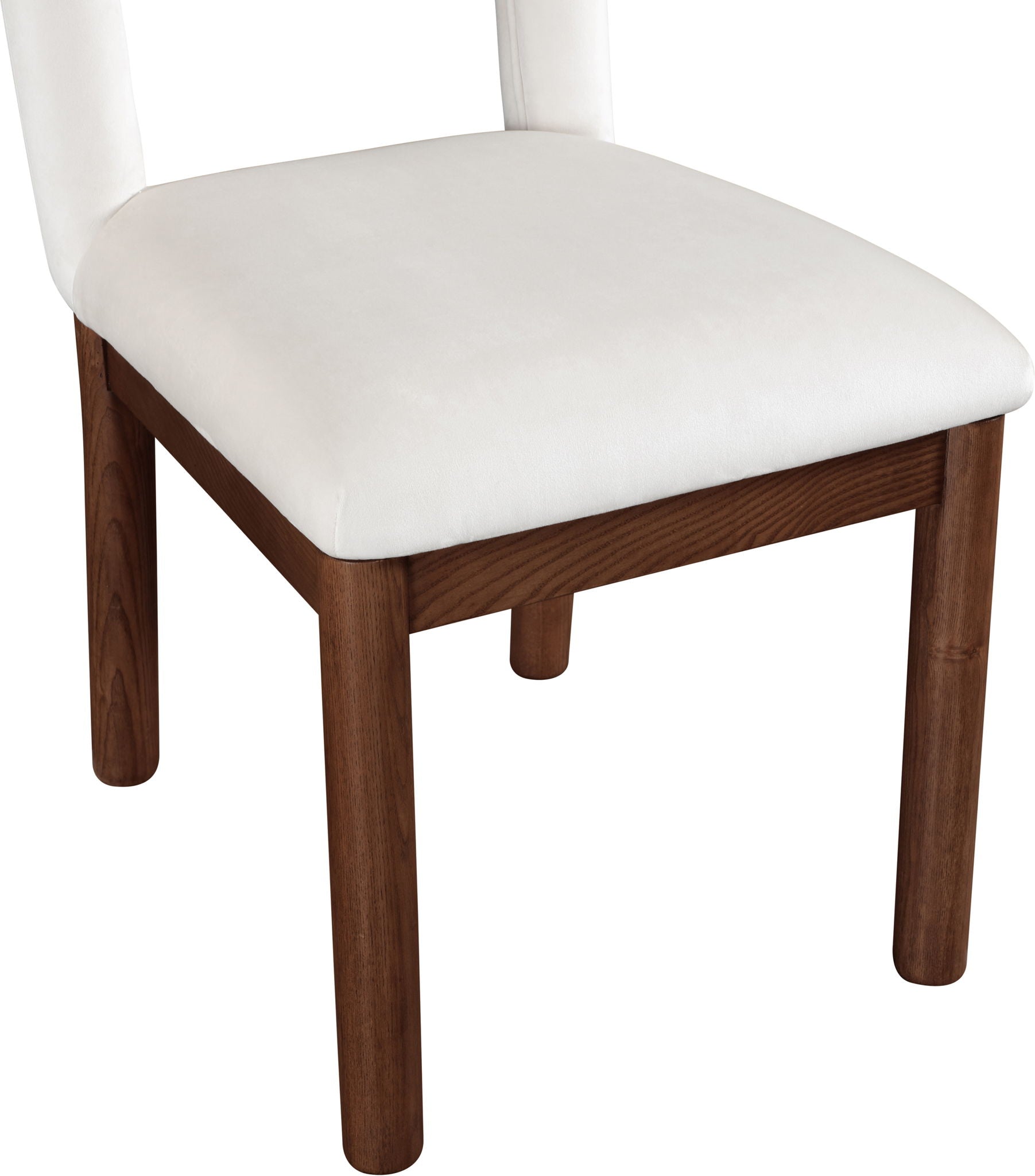Conrad - Velvet Dining Chair With Brown Legs