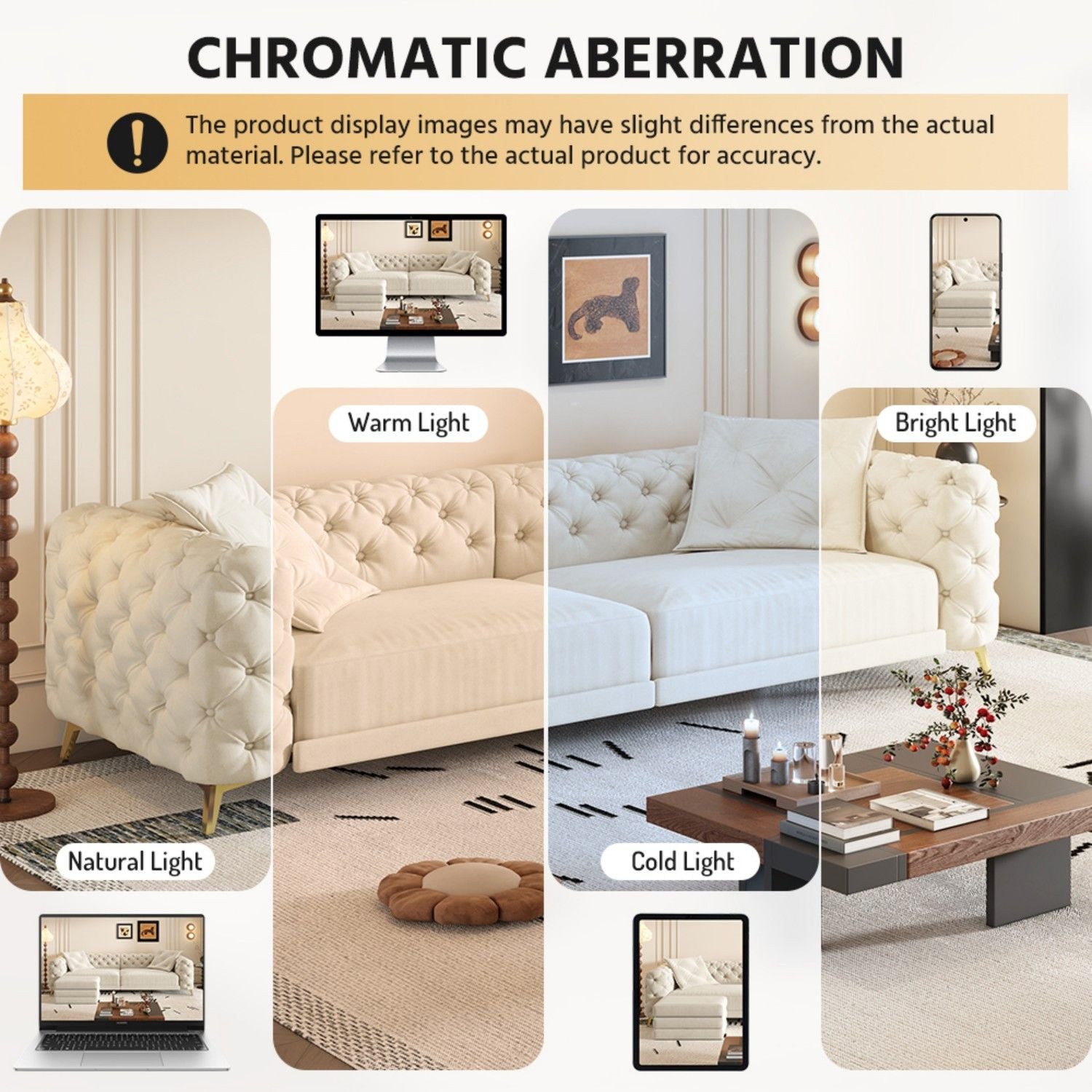 3 In 1 Convertible Sleeper, Deep Seat Pull Out Sofa Bed, Button Tufted