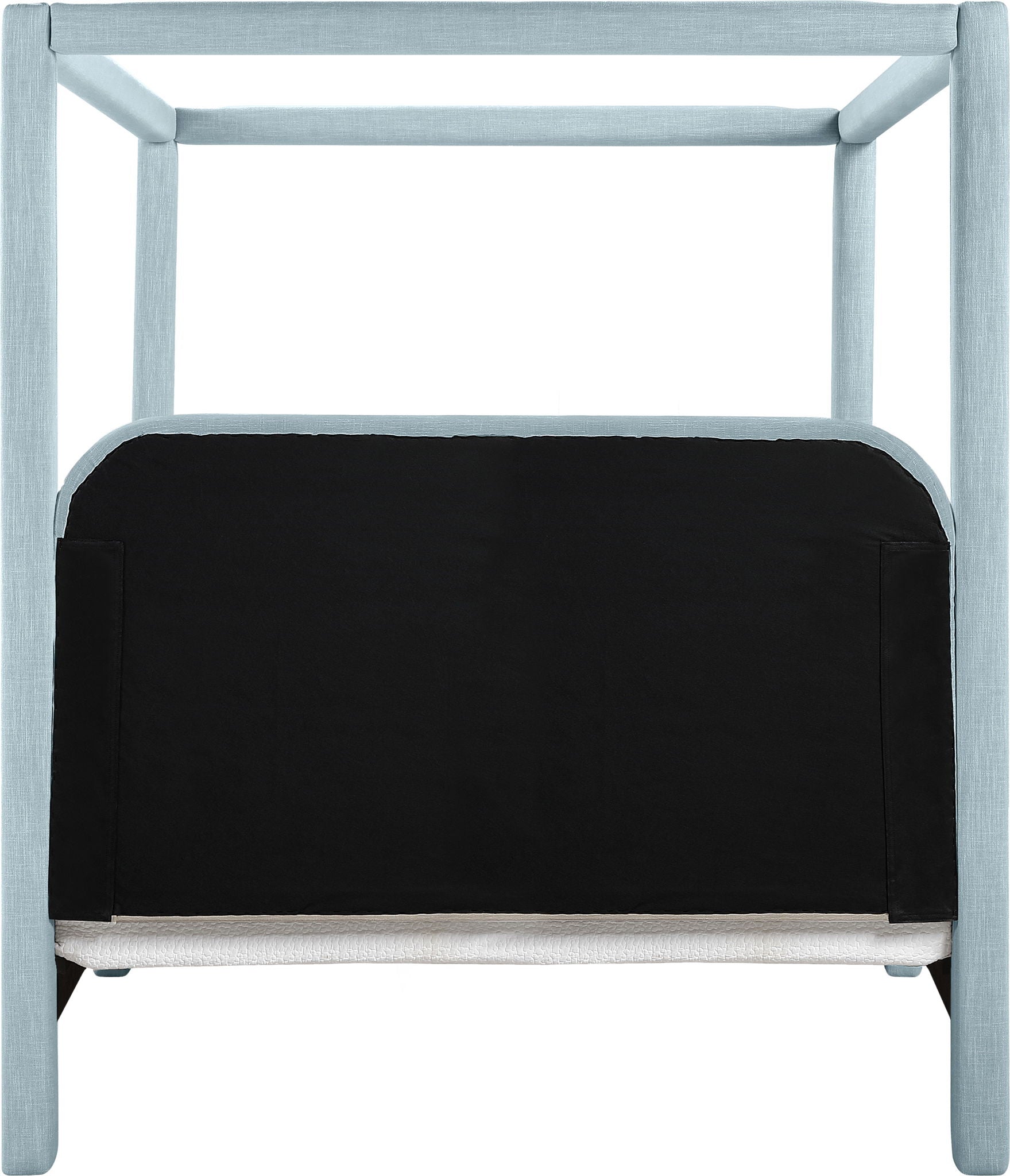 Salina - Linen Textured Fabric Upholstered Bed