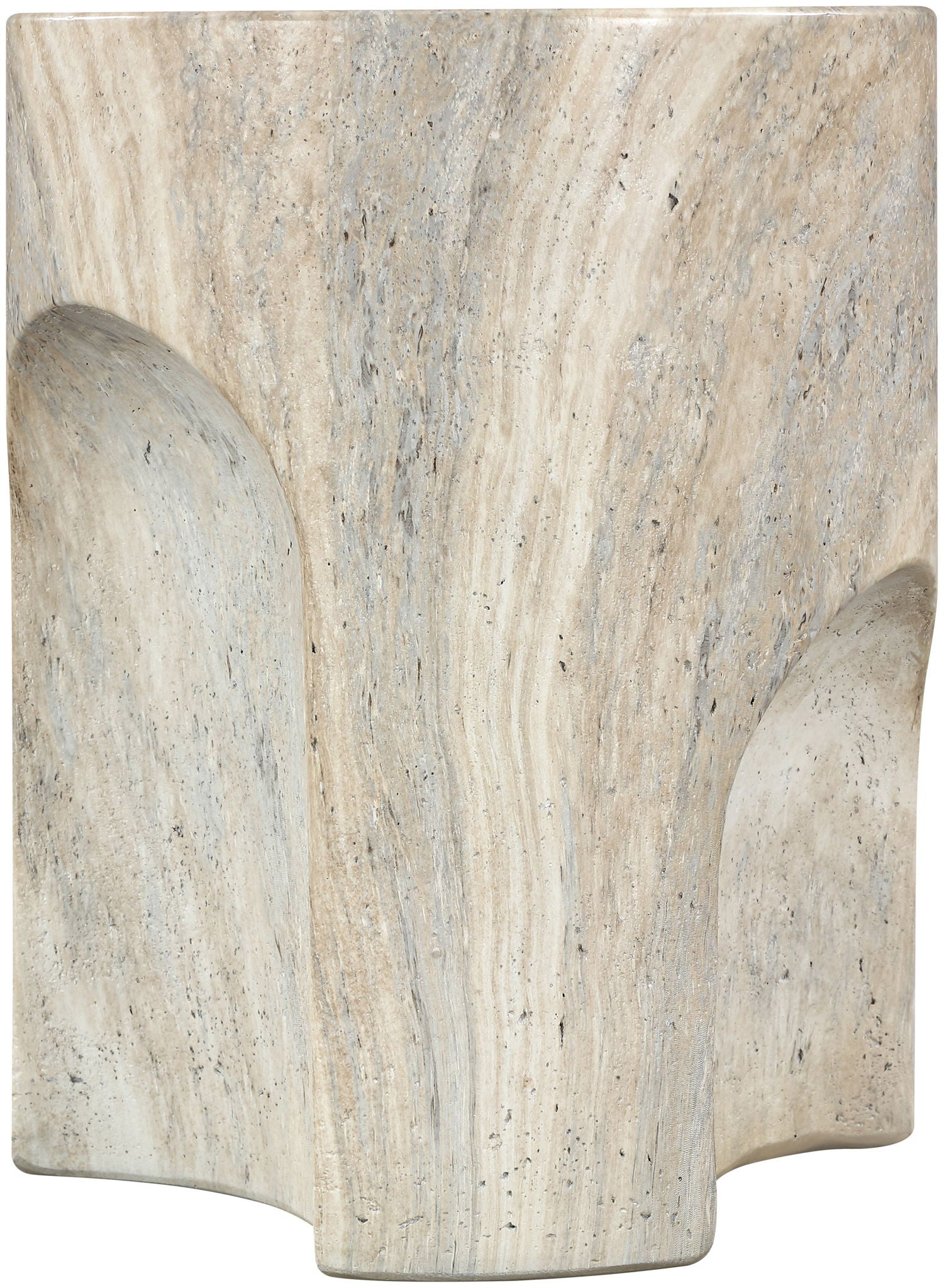Olira - Concrete And Fiberglass Indoor / Outdoor End Table