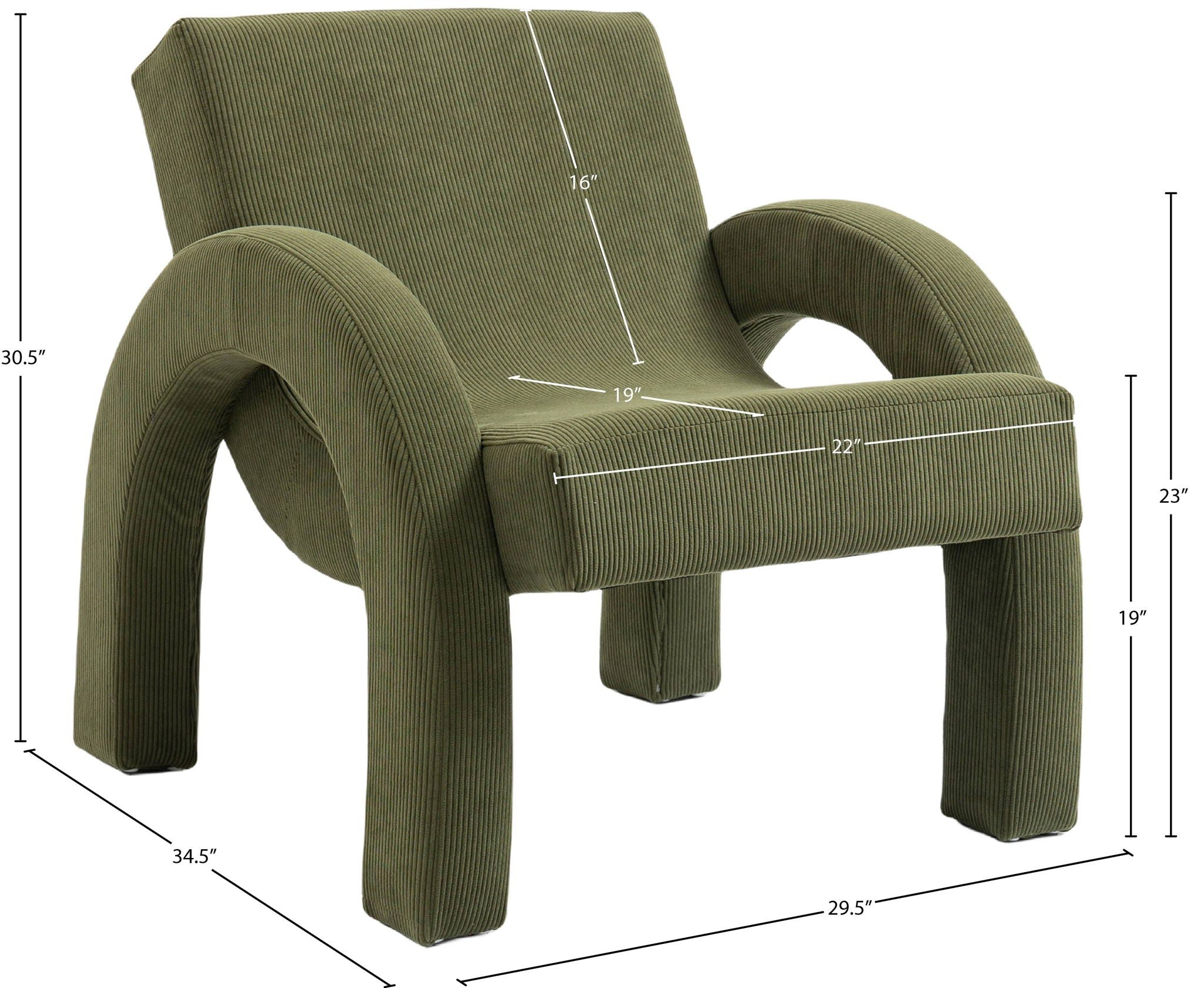Corduroy - Accent Chair